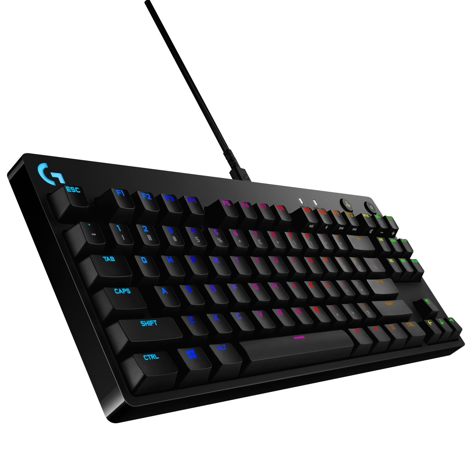 Logitech G Pro Backlit Mechanical GX Blue Clicky Gaming Keyboard
