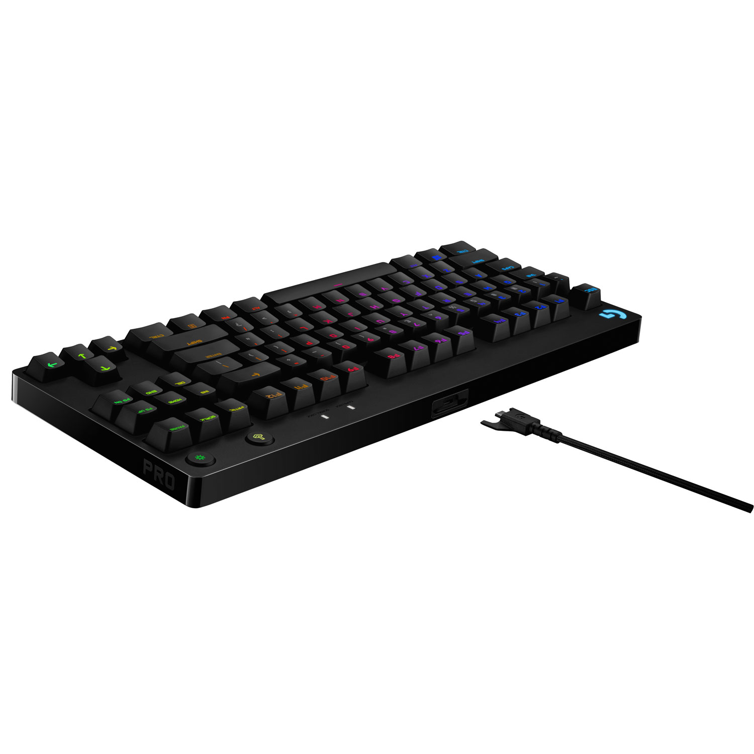 Logitech G Pro Backlit Mechanical GX Blue Clicky Gaming Keyboard