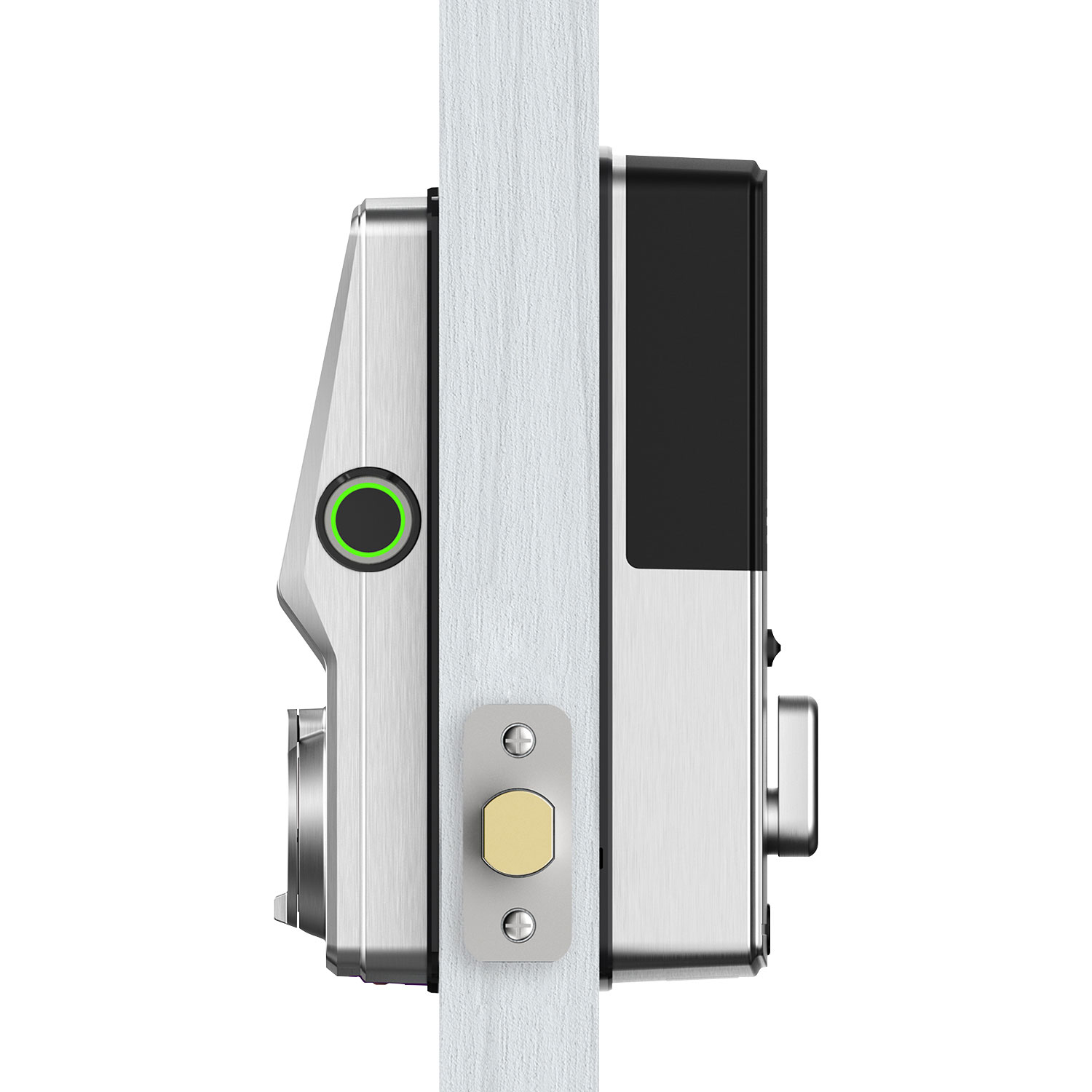 Fingerprint Deadbolt Lock Set, Black, 5-in-1 Unlocking Methods, Real-Time  Monitoring, Automatic Door Closing, IP54 Rated, 1-Year Warranty