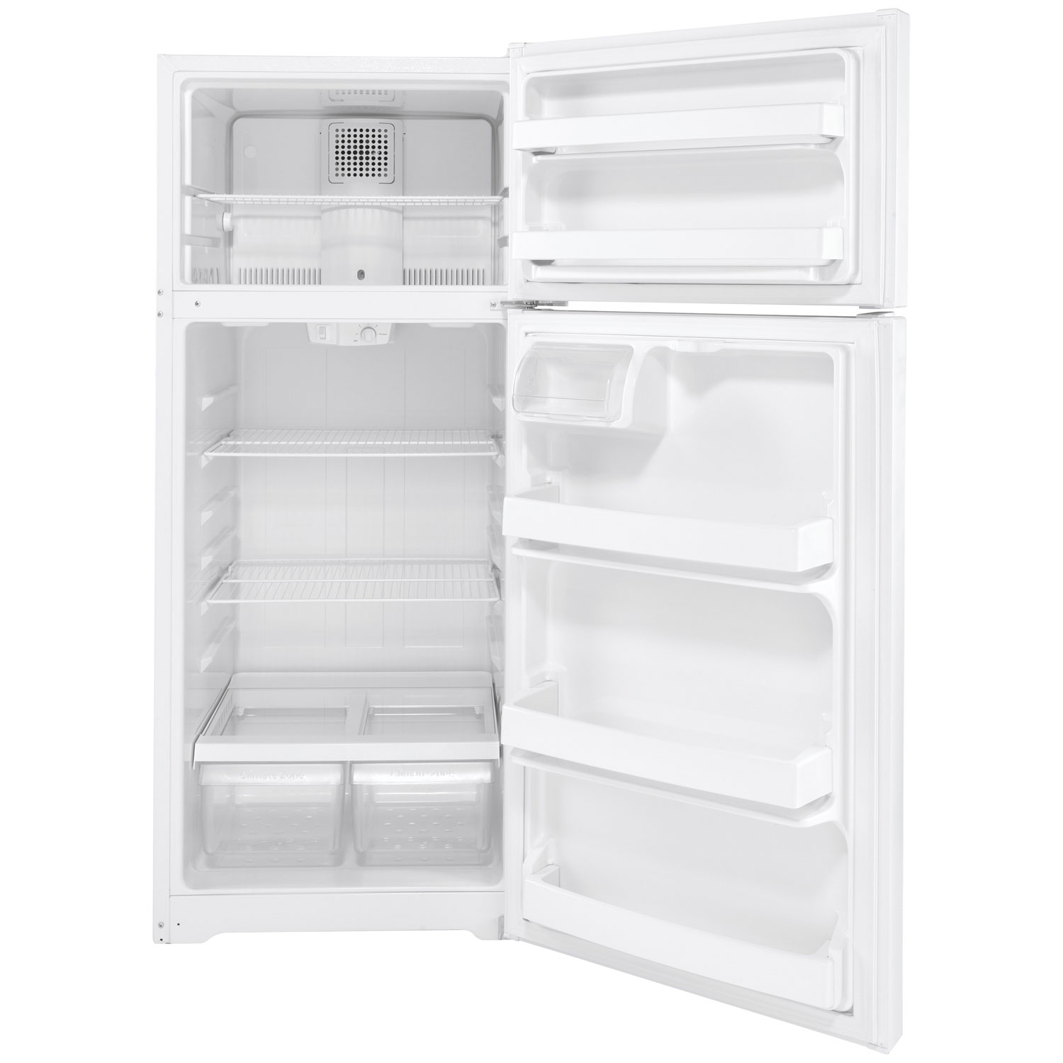 GE 28" 17.5 Cu. Ft. Top Freezer Refrigerator - White