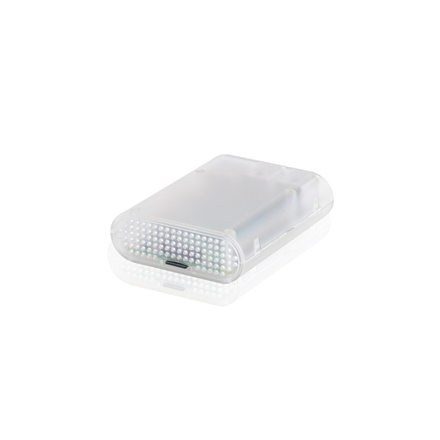 Globaltone 03546 Shell Injection Molded for Raspberry Pi 2 Pi 3 Model B/B+ Transparent