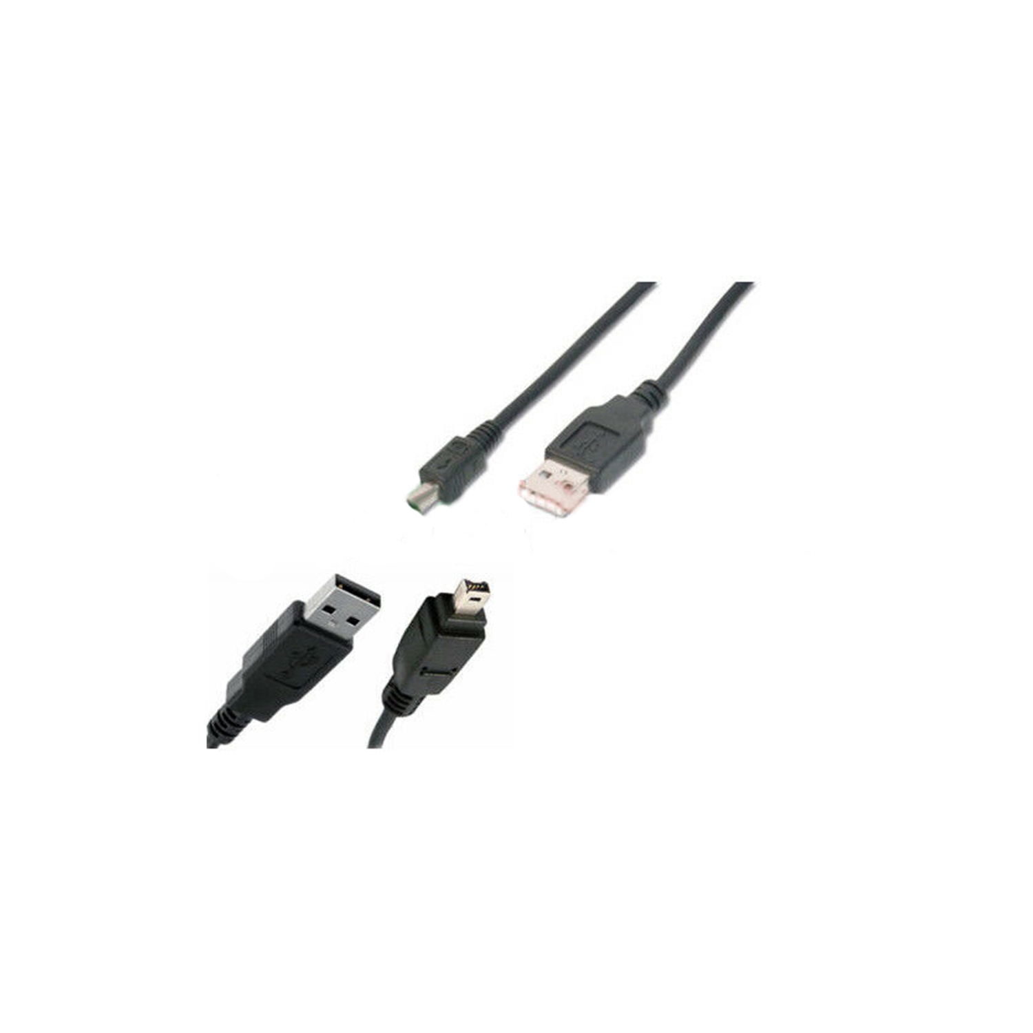 Globaltone 01145 IEEE 1394 Firewire 4PIN 2USB 6 Pi Noir