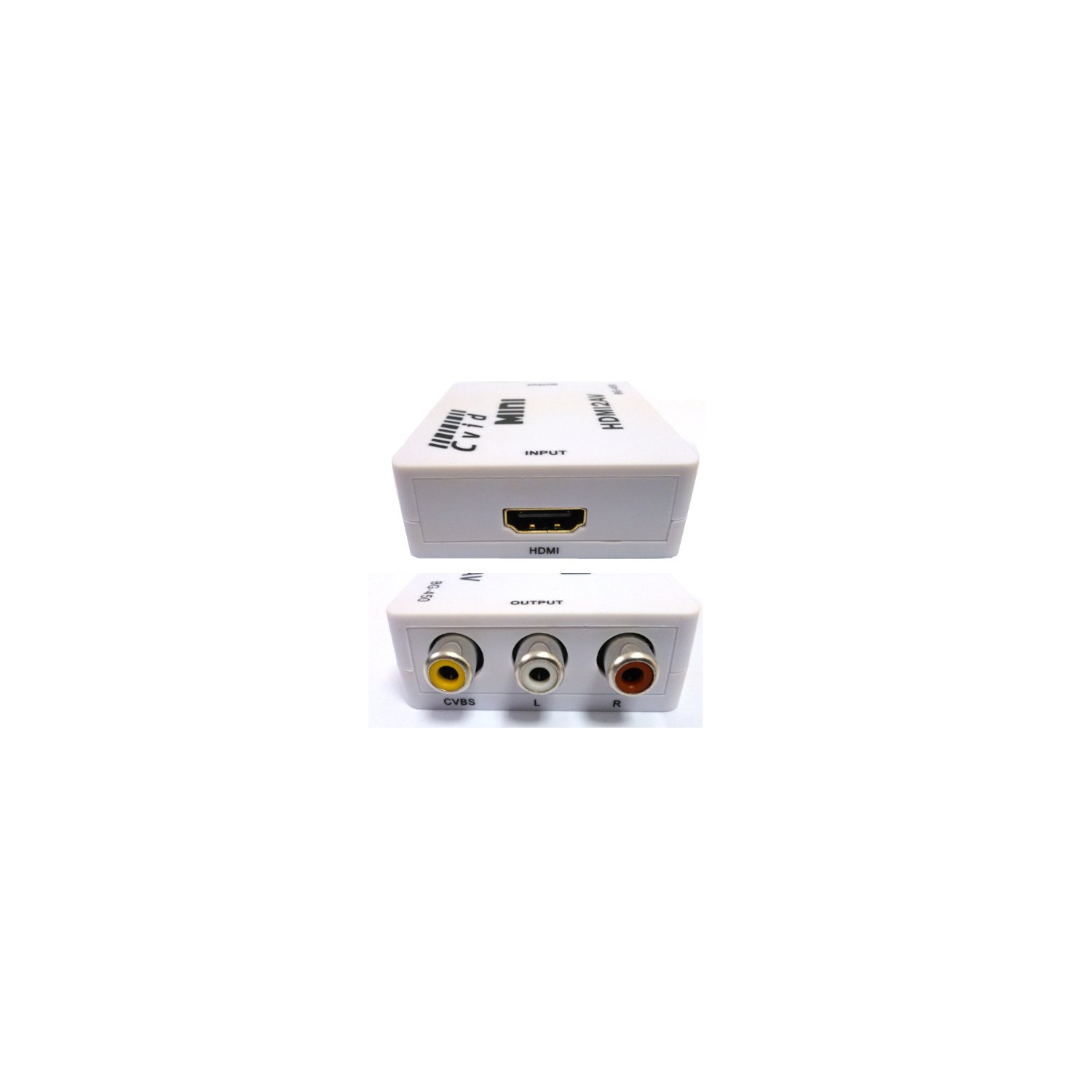 CKITZE – Adaptateur convertisseur vidéo VGA/PAL/NTSC HDMI à AV RCA BG-450