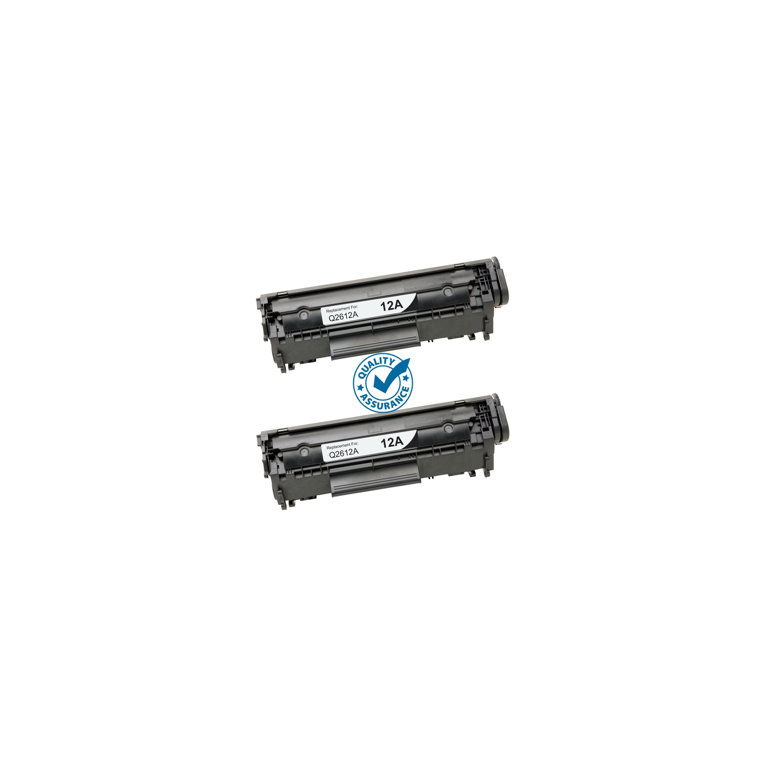 Printer Pro™ 2 Pack HP 12A Black Toner Cartridge-HP Printer LaserJet 1018 1020 1022 3015 3030 3050 3052 3055 M1319