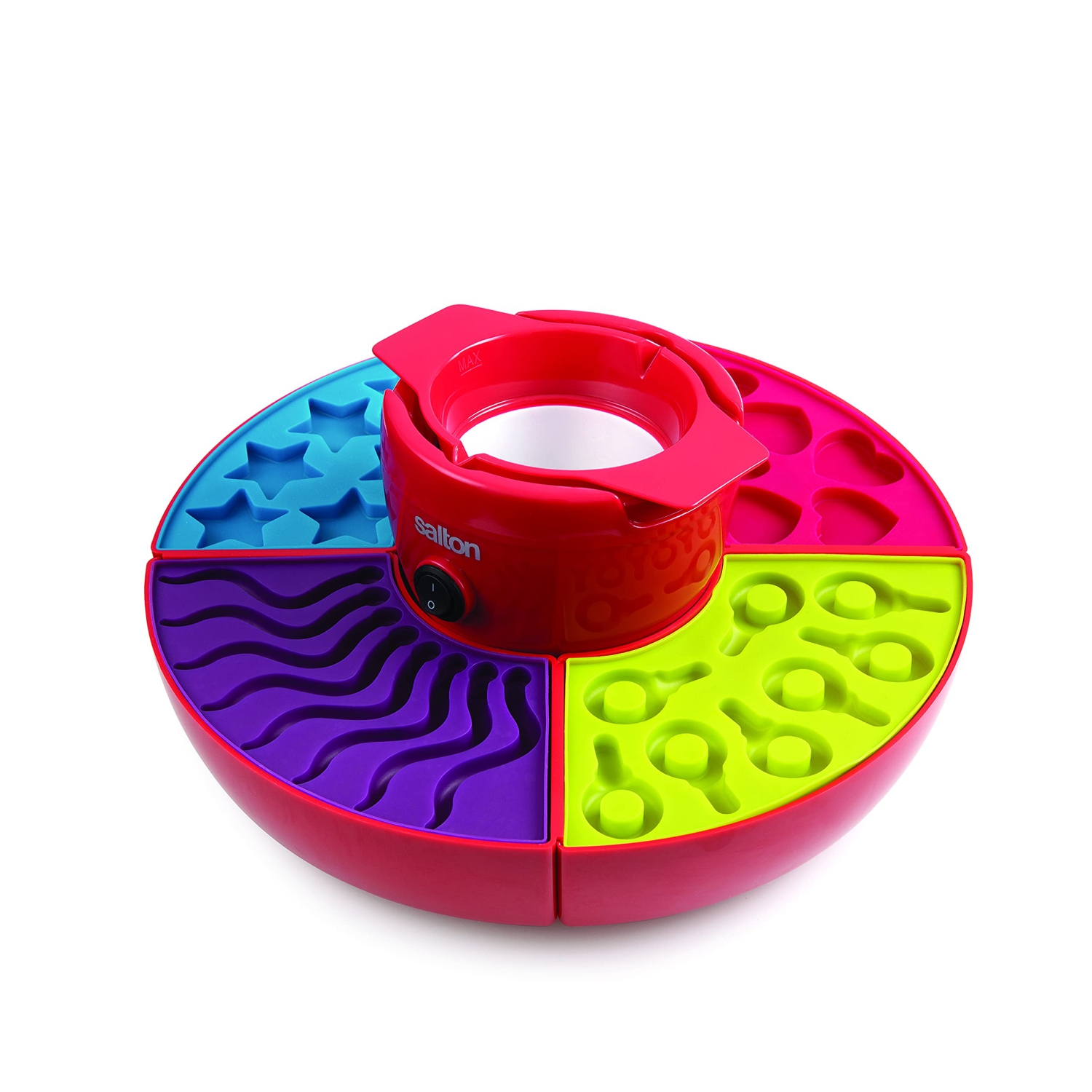 Salton GM1707 Gummy Candy Maker, Recipes Included, Red
