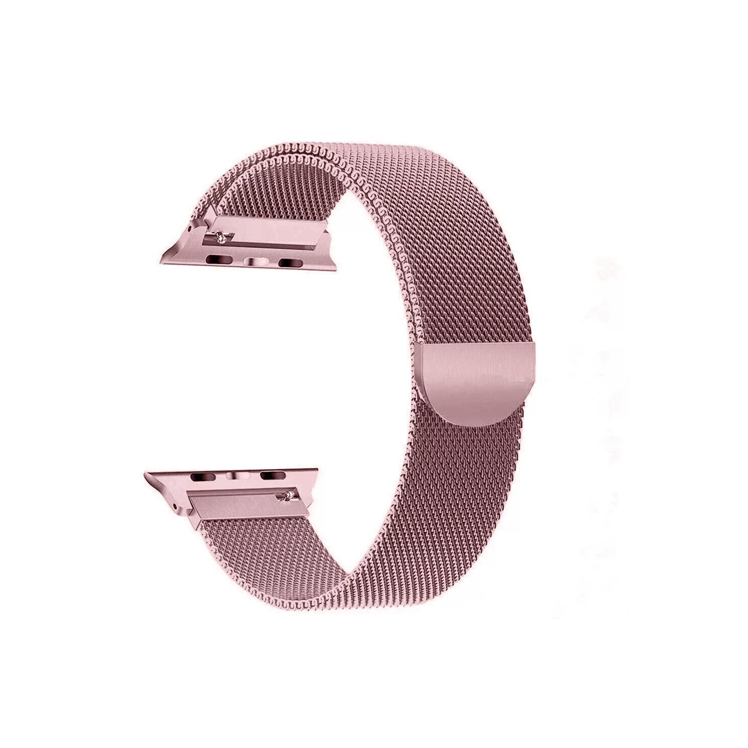 Bracelet de rechange maillé métallique magnétique pour Apple Watch iWatch série 1 à 10 SE Ultra, 42&nbsp;mm 44&nbsp;mm, 45&nbsp;mm, 46&nbsp;mm,