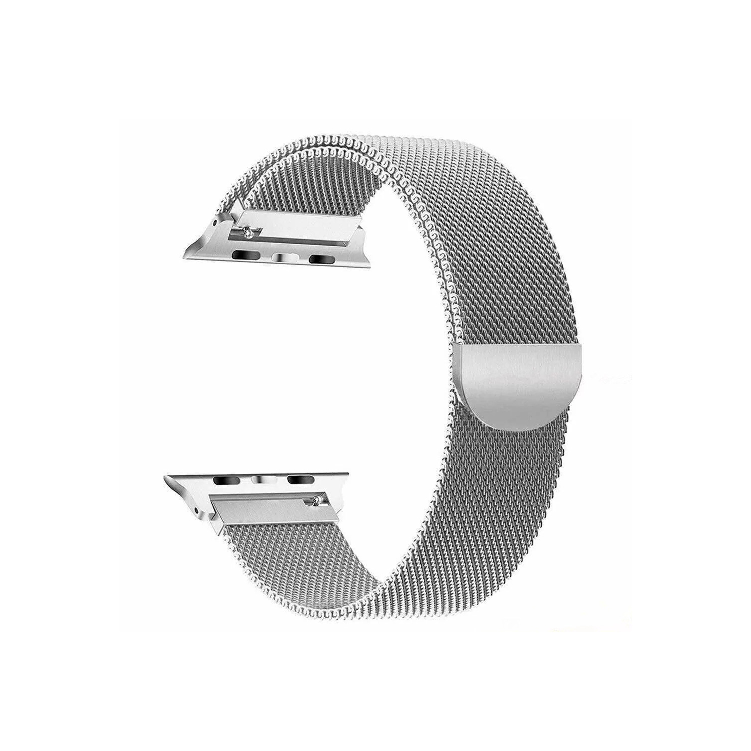 Bracelet de rechange en treillis métallique magnétique pour Apple Watch iWatch série 1 à 10 SE Ultra, 42&nbsp;mm 44&nbsp;mm, 45&nbsp;mm, 46&nbsp;mm,