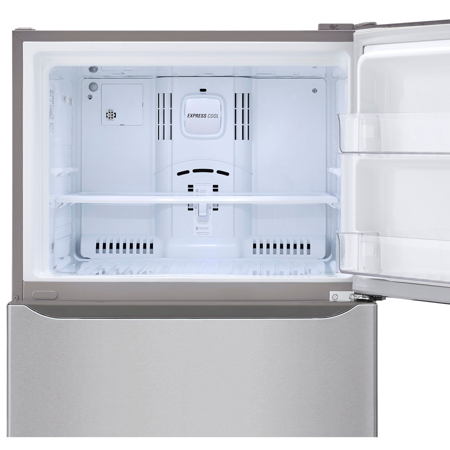 LG 30" 20.2 Cu. Ft. Top Freezer Refrigerator with LED Lighting - Stainless Steel