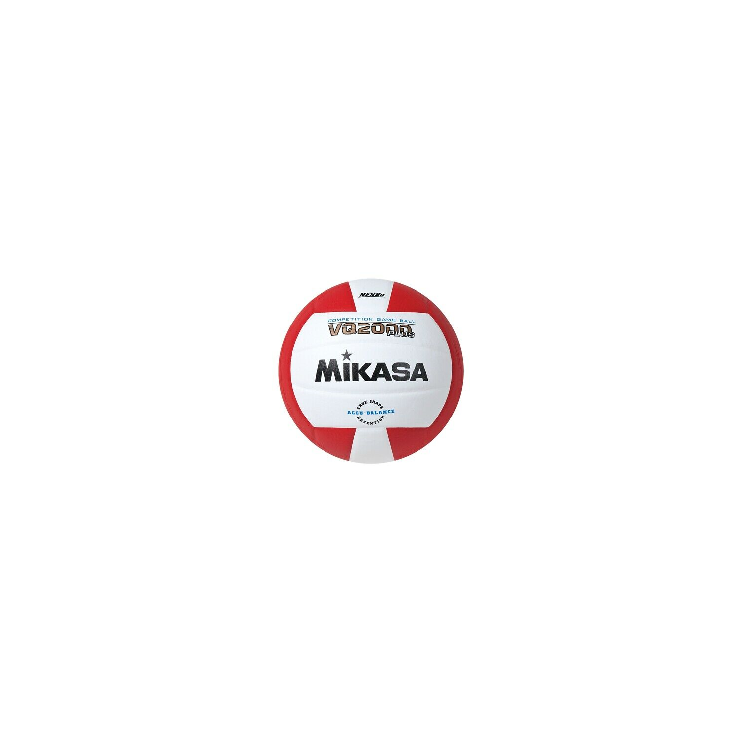 Mikasa VQ2000 Series Micro-Cell Composite Indoor Volleyball - Official Size 5, Scarlet & White
