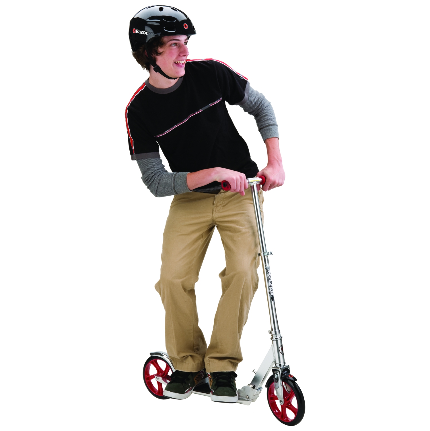 Razor A5 LUX Kick Scooter - Red - FFP