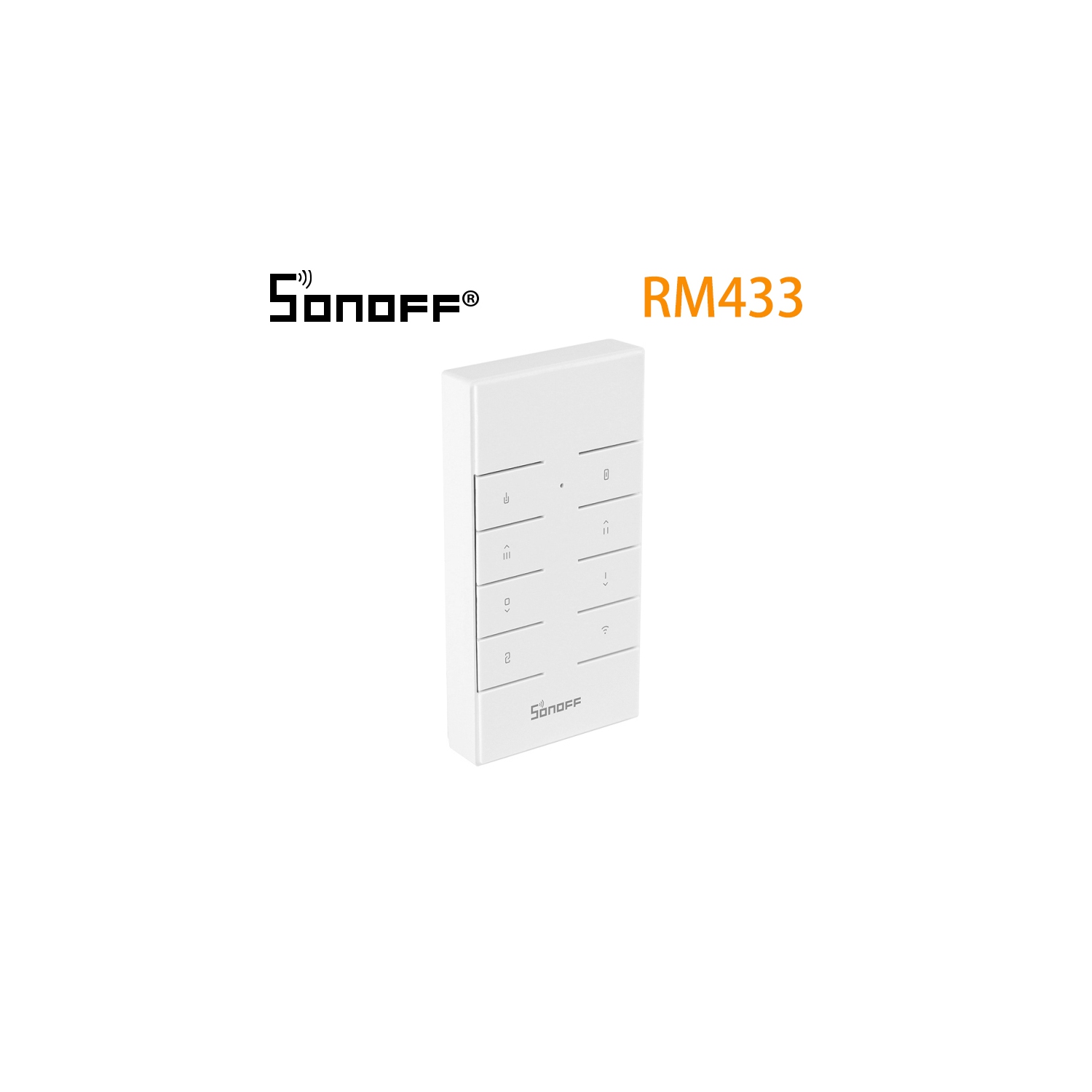 Sonoff RM433 - 8 Keys Multipurpose Custom 433 MHz RF Remote Controller Works with RF/Slampher/4CH Pro/TX Series/RF Bridge