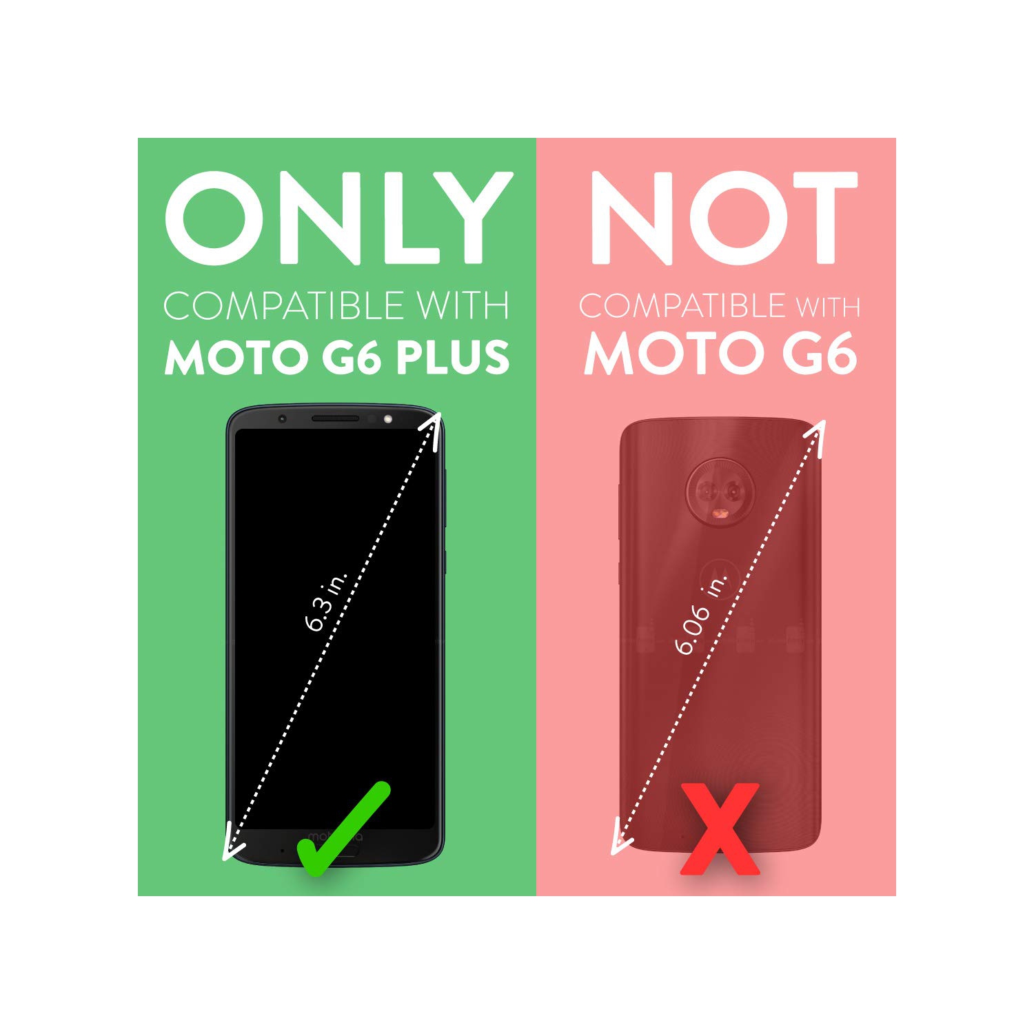 TUDIA Ultra Slim Full-Matte [ARCH] TPU Bumper Shock Absorption Protective Phone Case for Motorola Moto G6 Plus(Gray)