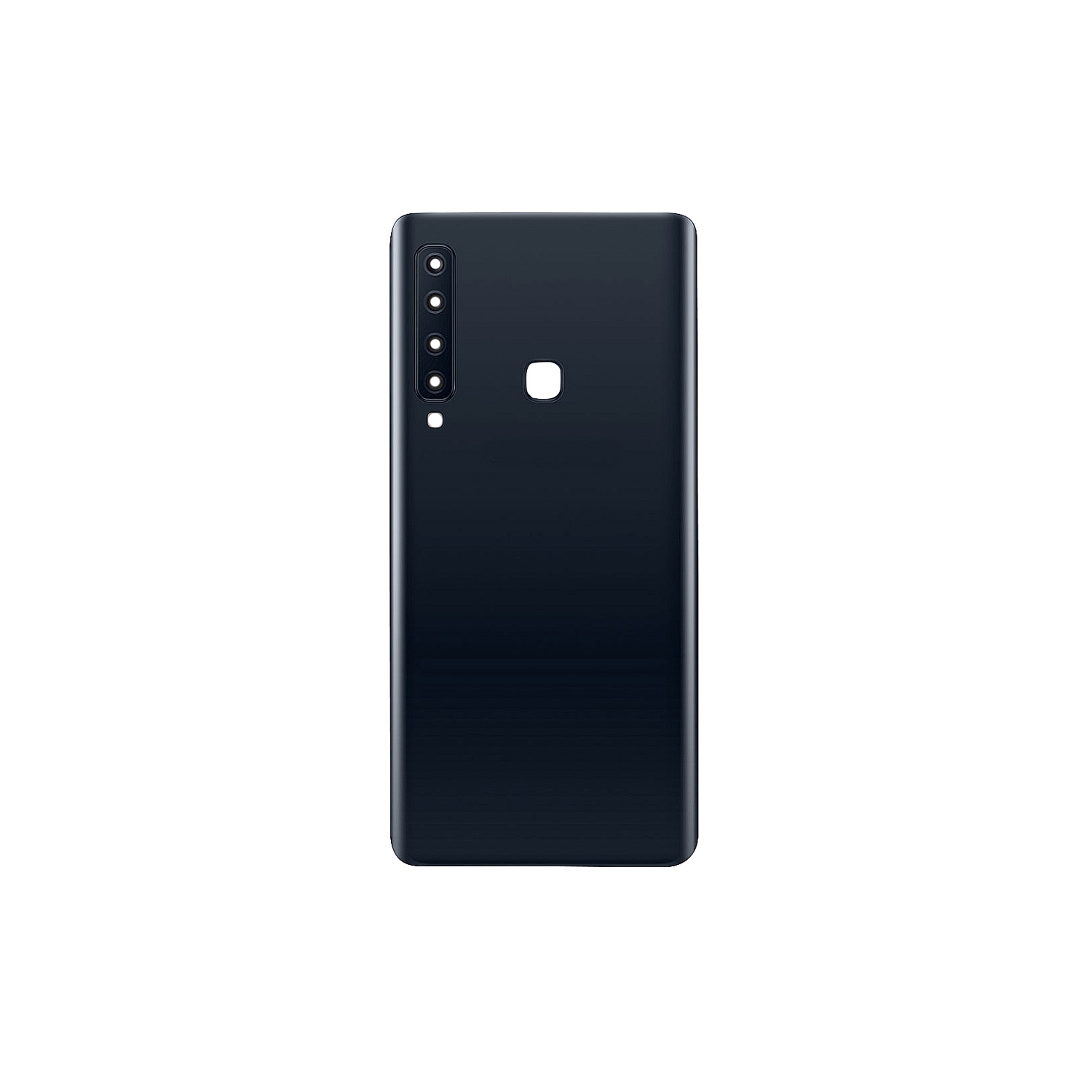 Replacement Battery Back Housing Glass Cover + Camera Lens For Samsung Galaxy A9 (2018) - Caviar Black