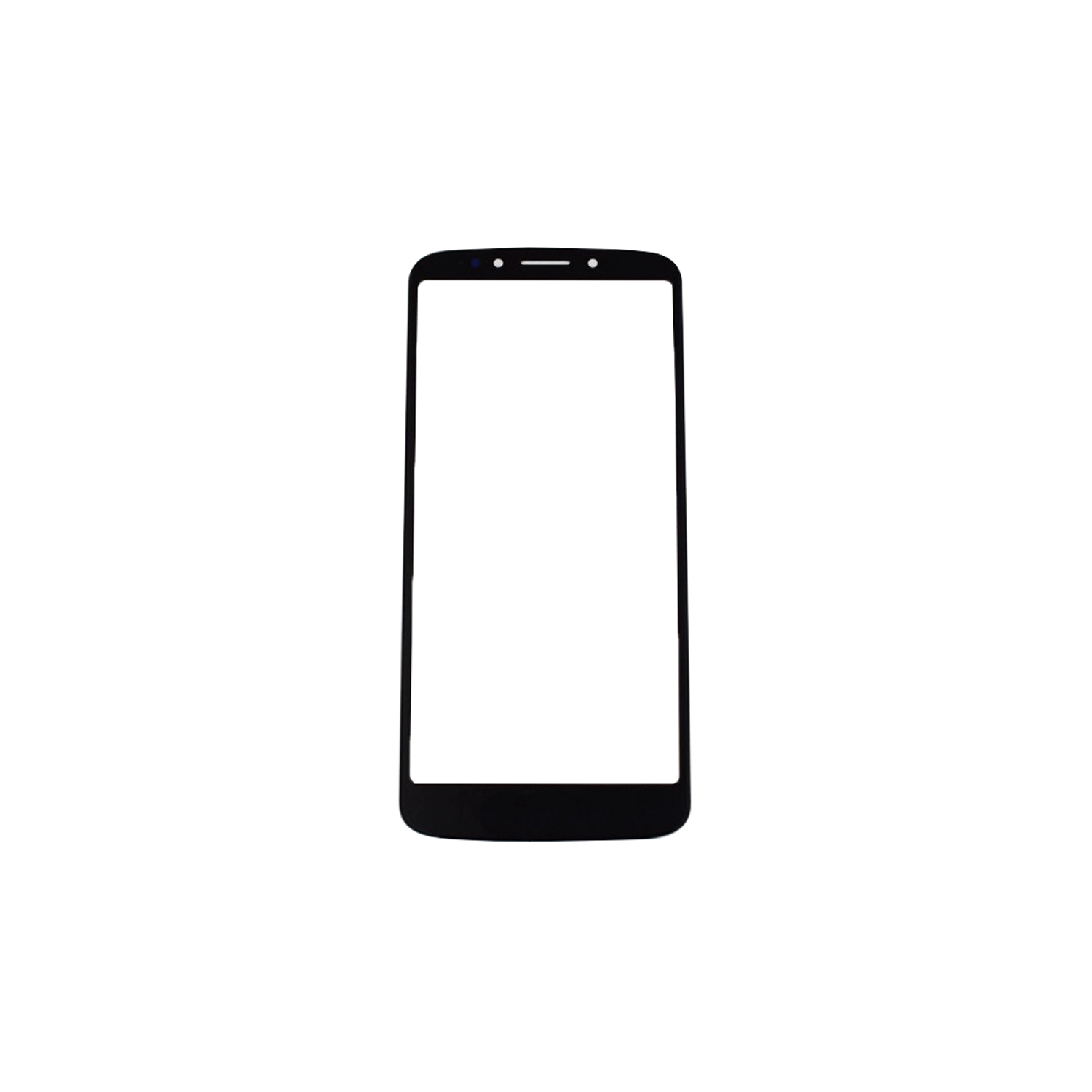 Replacement Front Top Glass Outer Screen Glass Lens Compatible With Motorola Moto E5 (XT1944) - Black