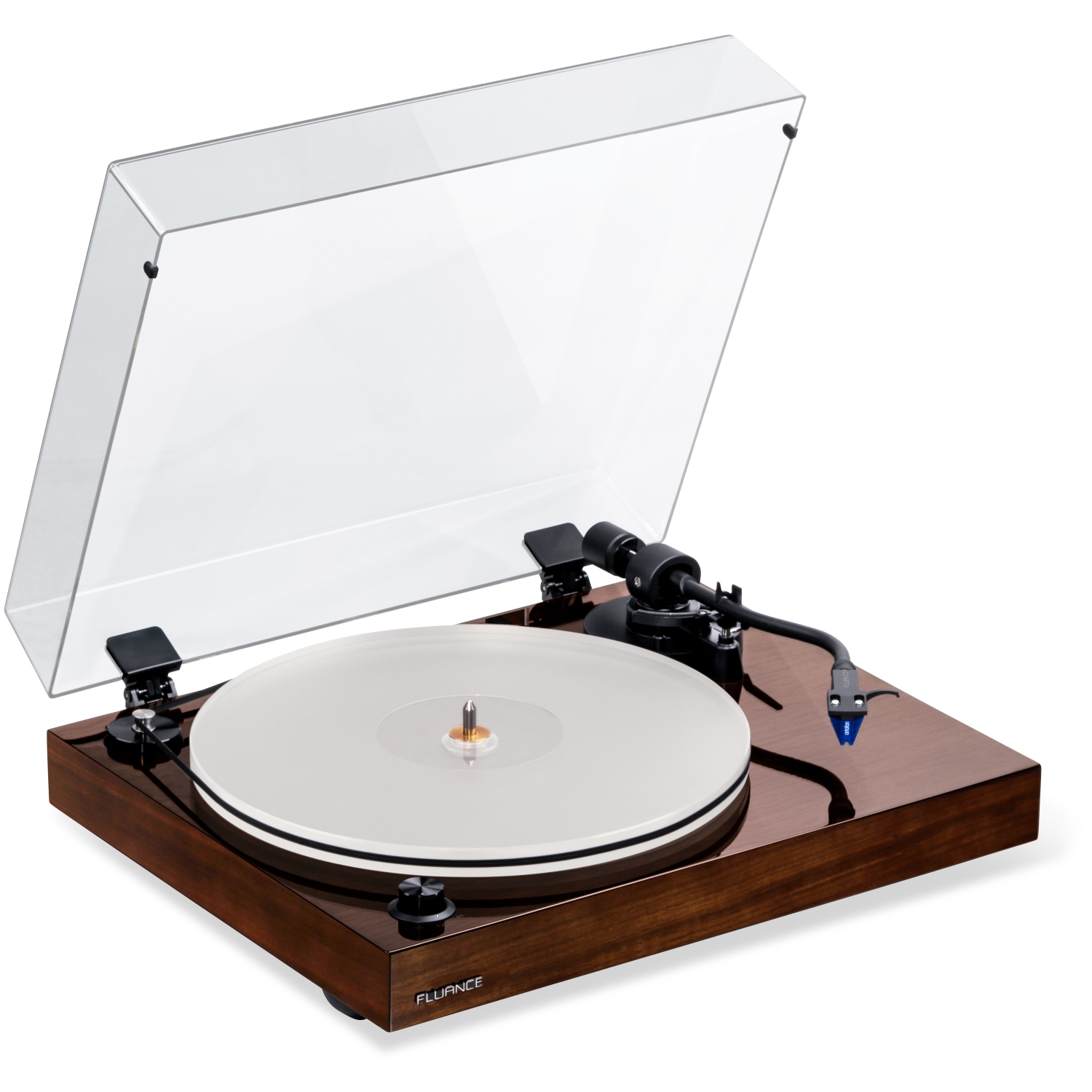 Fluance RT85 Reference High Fidelity Vinyl Turntable Record Player with Ortofon 2M Blue Cartridge & Acrylic Platter