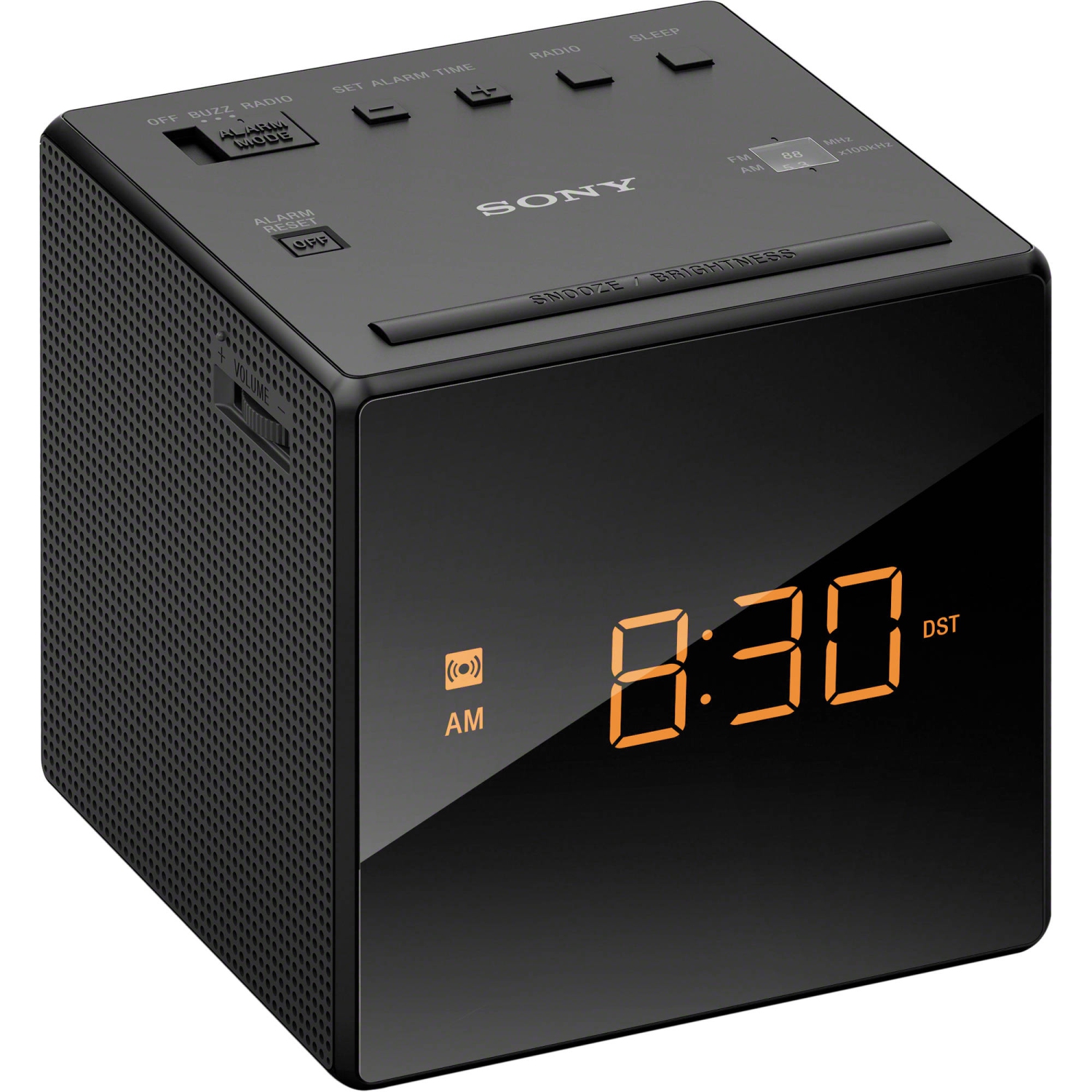 Open Box - Sony Radio Alarm Clock ICFC1 (Black)