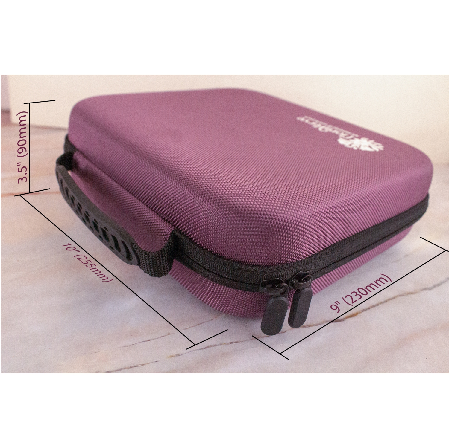 floraVerve Huiles essentielles Housse de transport, Ouvre-bouteilles et autocollant de chapeau