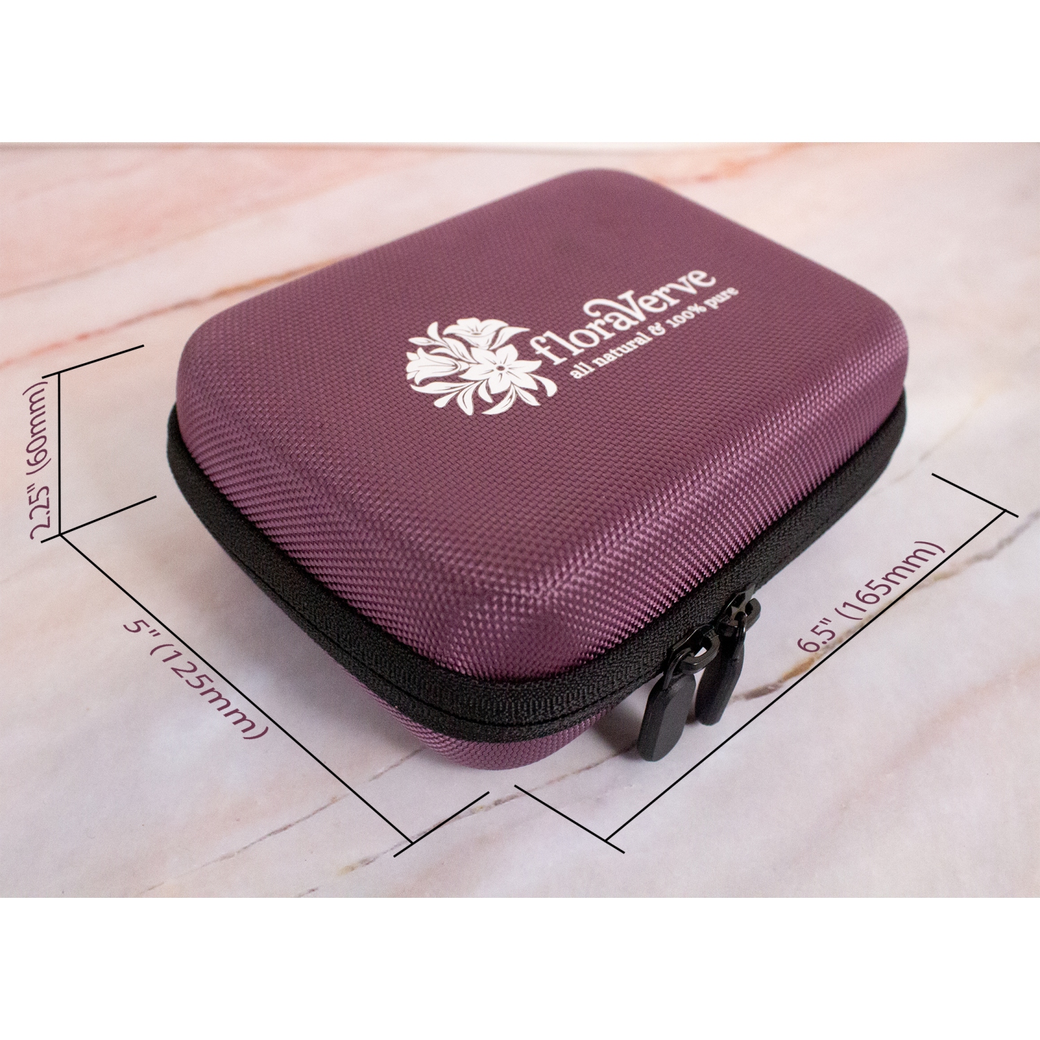 floraVerve Huiles essentielles Carrying Case Portable