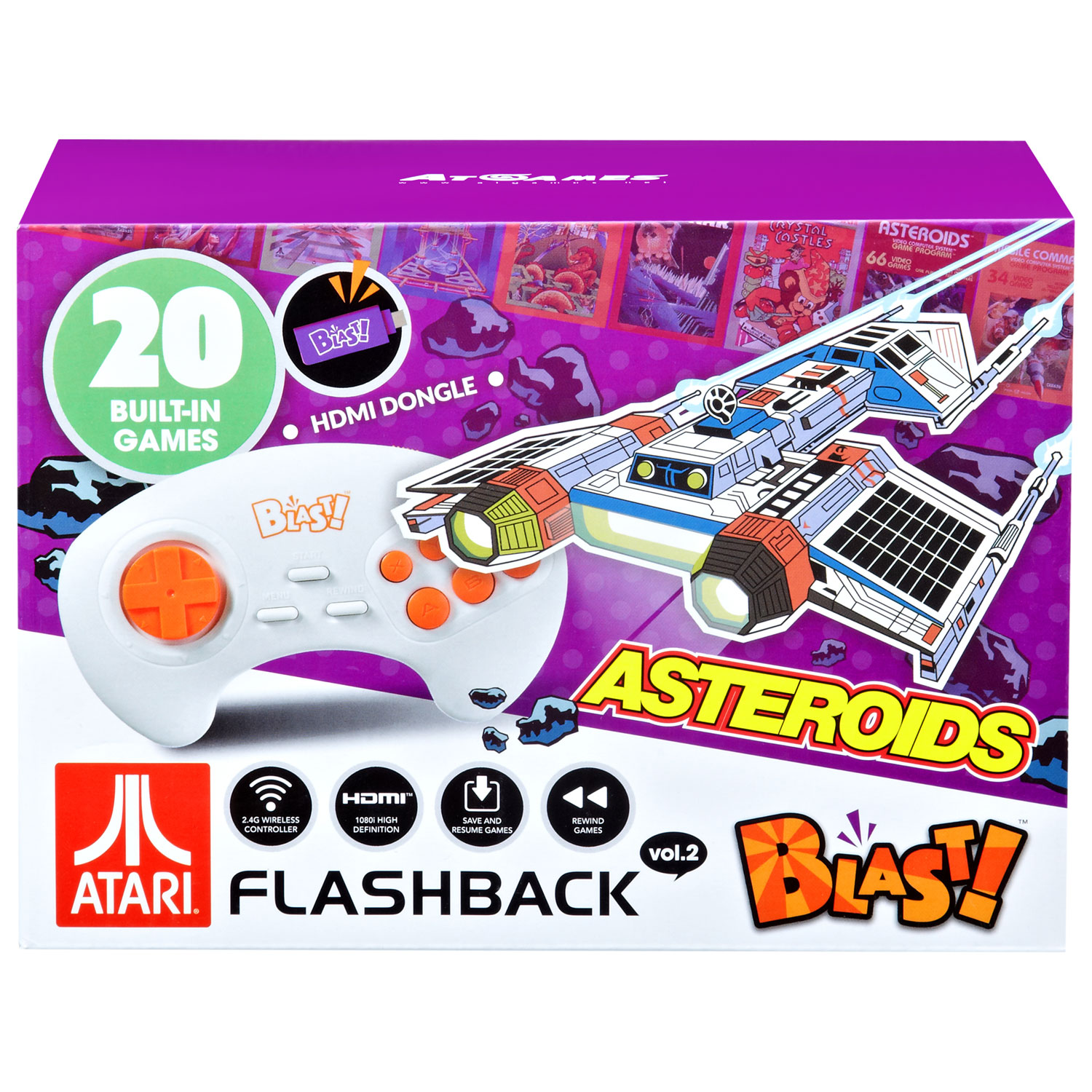 Atari Legends Flashback Asteroids Volume 2