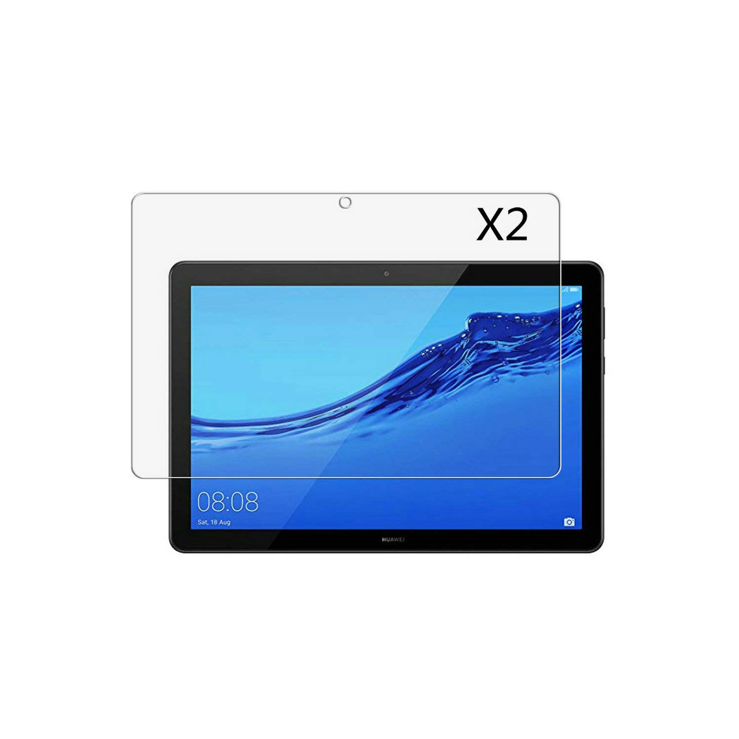 HYFAI Premium Tempered Glass Screen Protector for Huawei Mediapad Tablet T5 10 10.1" -2 Pack