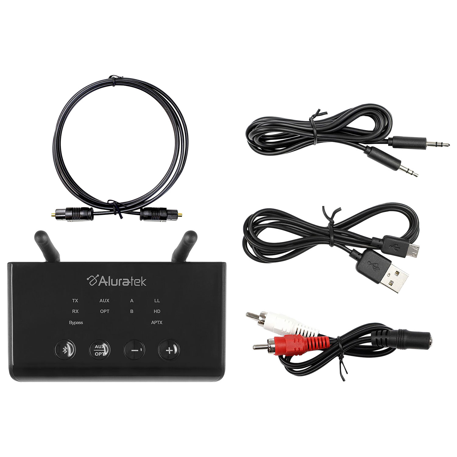 Aluratek Universal Bluetooth Optical Audio Receiver & Transmitter