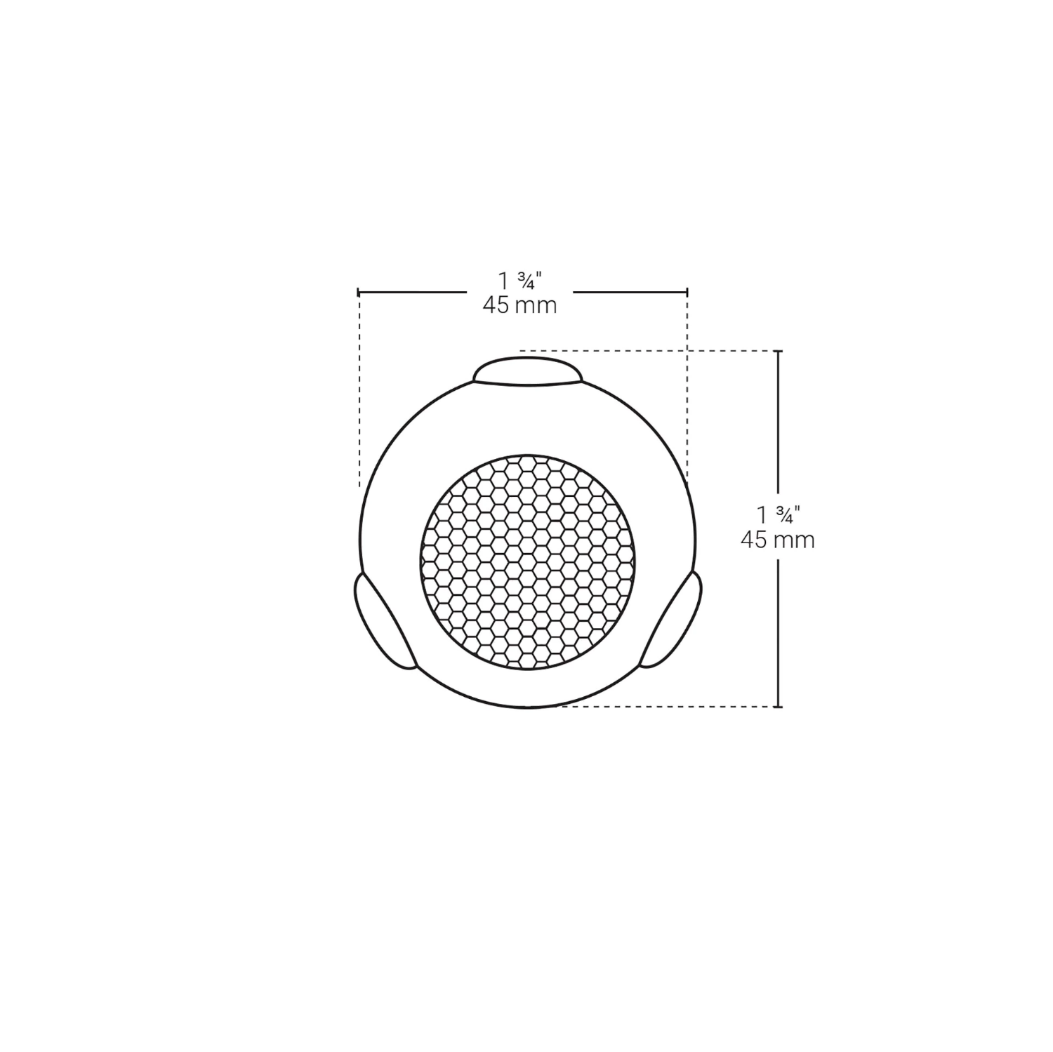 Capteur de mouvement Wi-Fi pour maison intelligente de BAZZ blanc 84-MTSWFW1