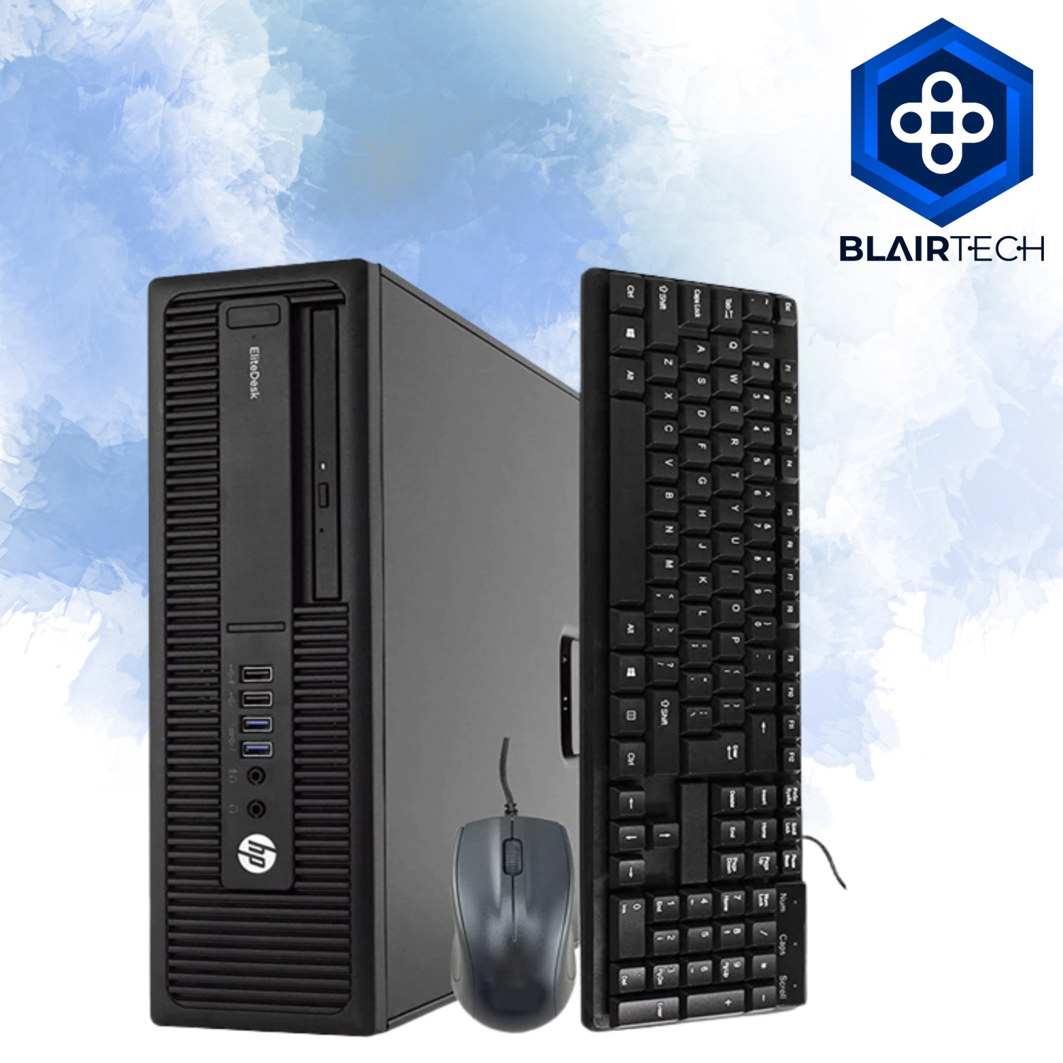 Refurbished (Good) - HP Elitedesk 800 G2 SFF Intel Core i5-6500 8GB RAM 960GB SSD Wins 10 Pro