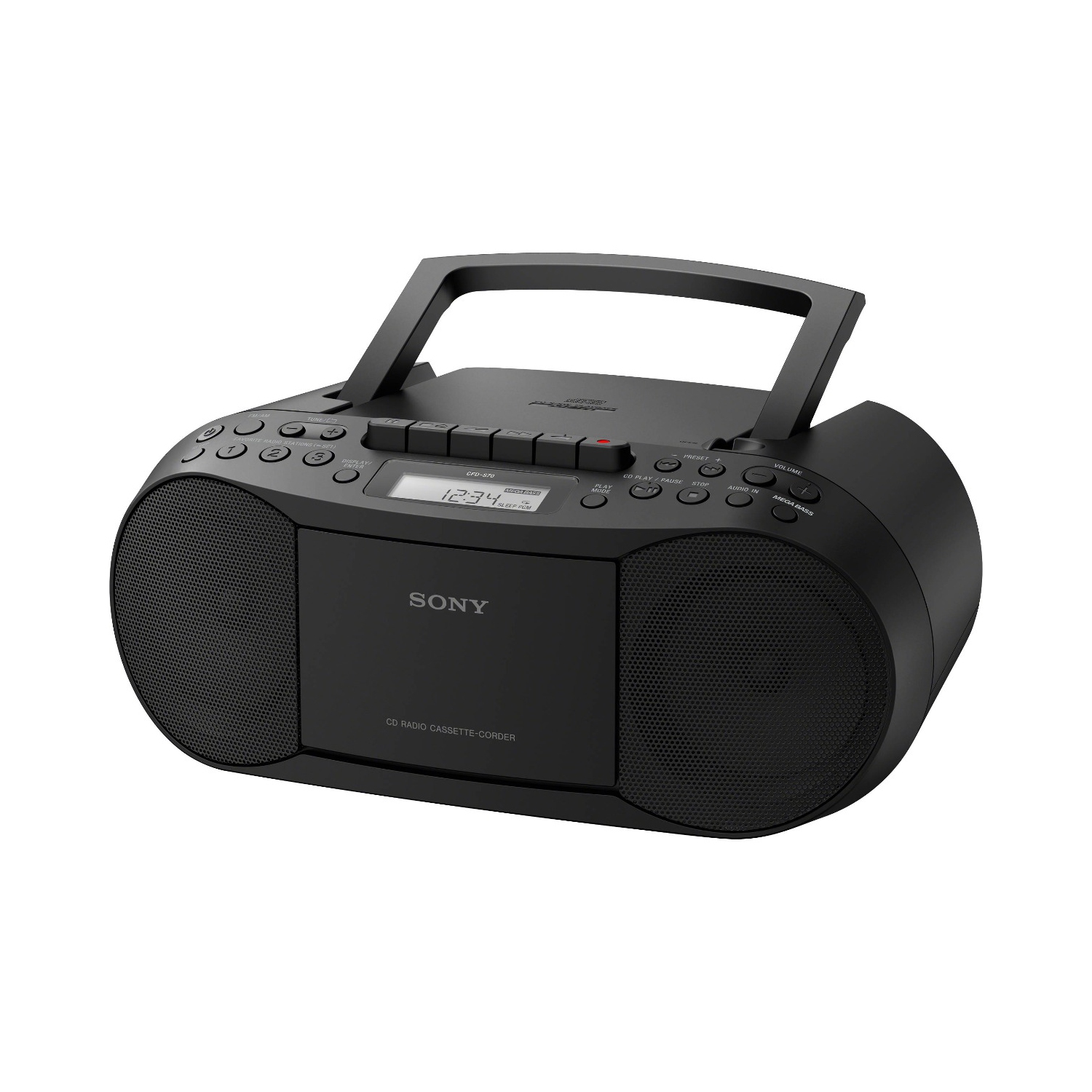 Sony CFD-S70 CD/Cassette Boombox Home Audio Radio - Open Box
