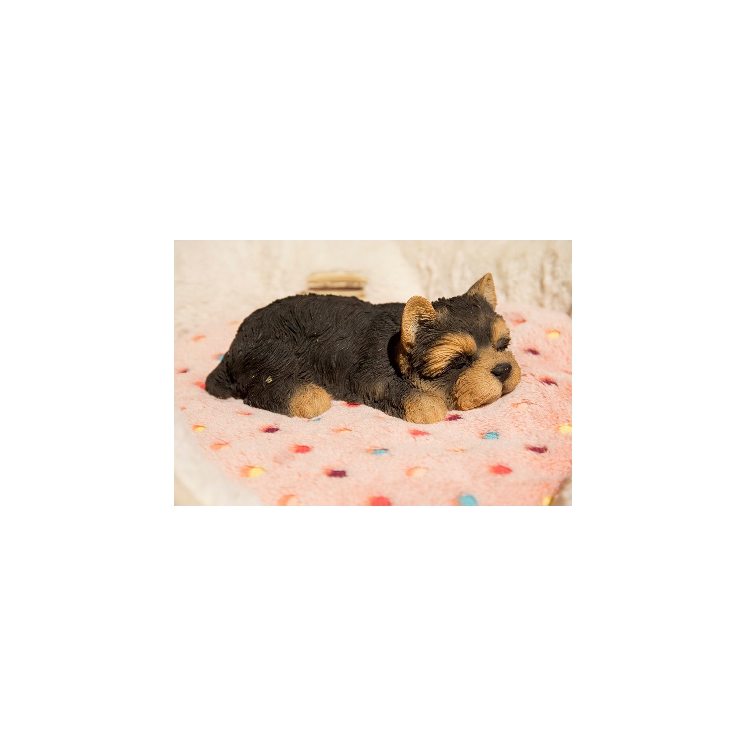 Hi-Line Gifts Ltd Pet Pals- Yorkshire Terrier Puppy Sleeping