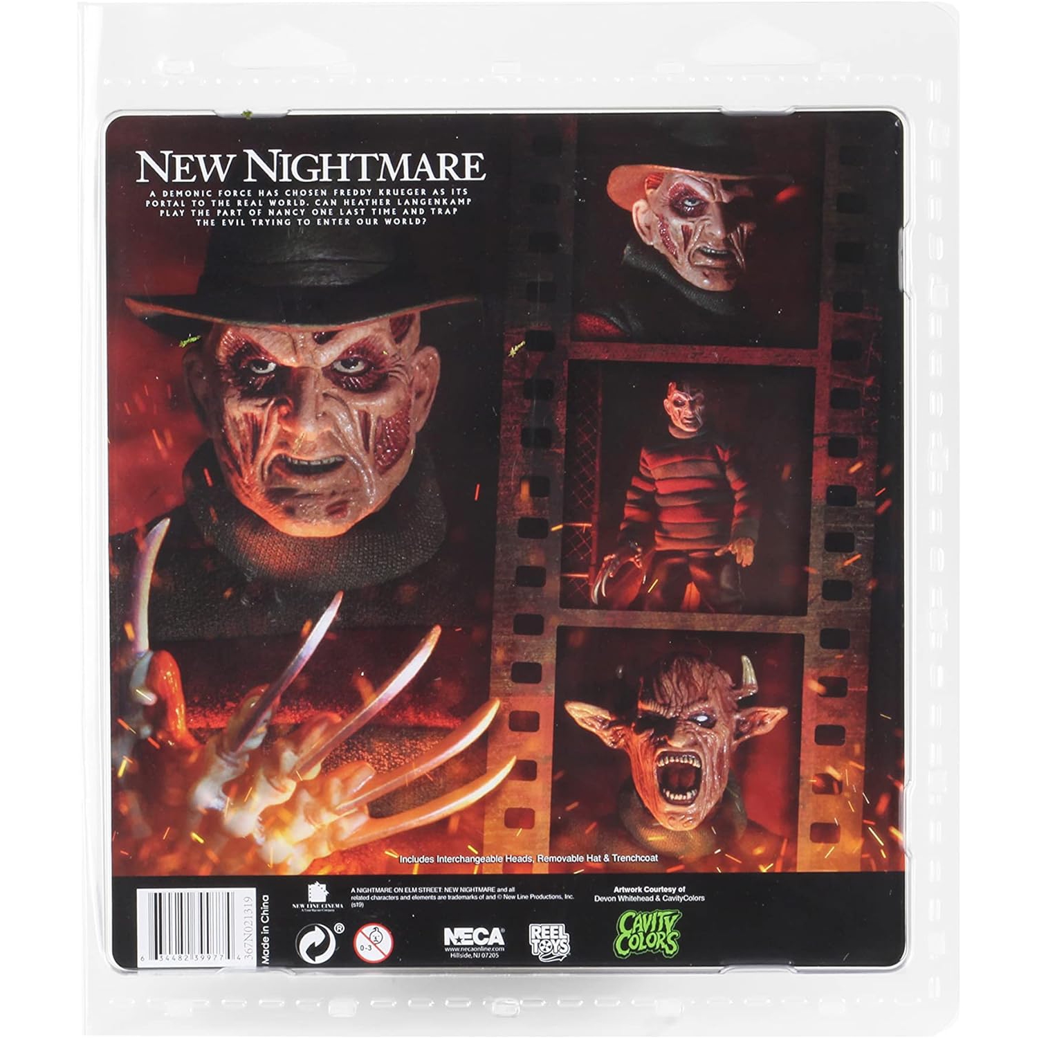 Nightmare On Elm Street 8 Inch Action Figure Retro Clothed Series - New Nightmare Freddy