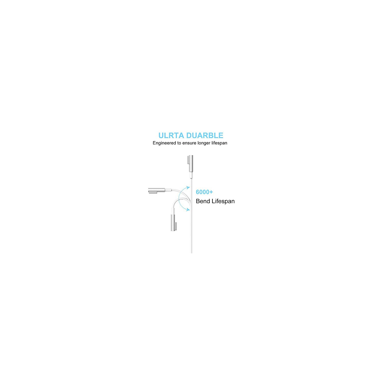 Chargeur pour MacBook Pro, adaptateur d’alimentation MagSafe 1 de 60 W à embout en L magnétique pour MacBook Pro 11 d’Apple