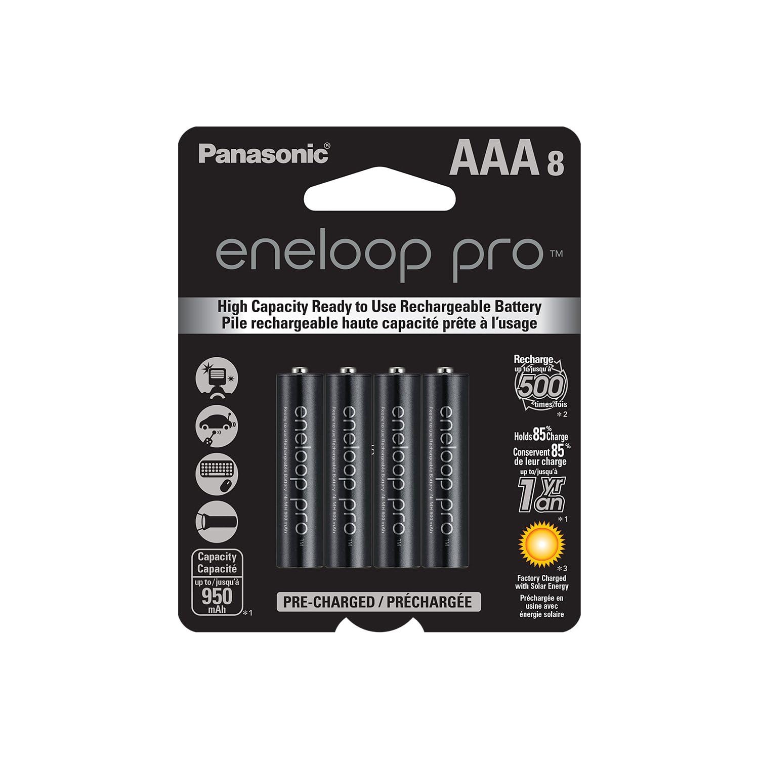 Panasonic BK-4HCCA8BA eneloop Rechargeable XX Batteries