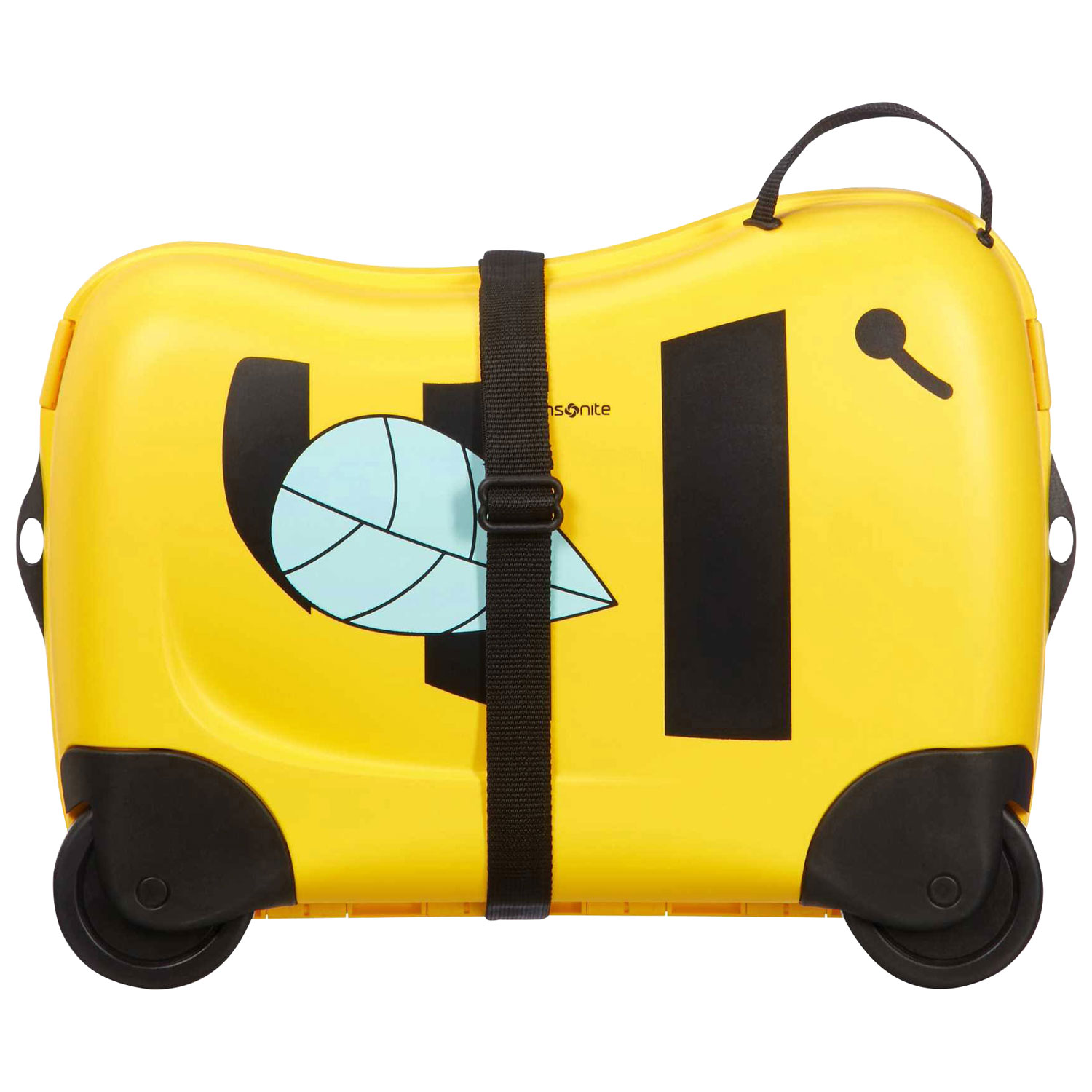 samsonite yellow suitcase