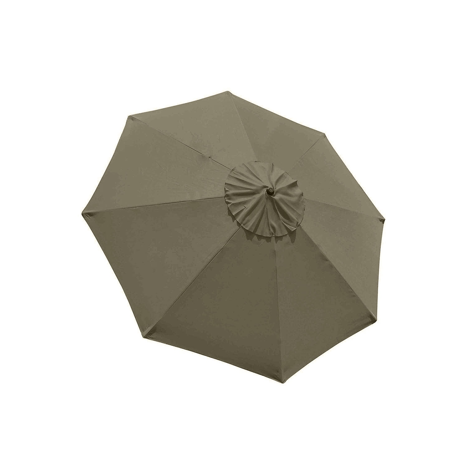 Patio Umbrella Cover Replacement Top Canopy for 9ft 8 Ribs, TAN - LIVINGbasics®