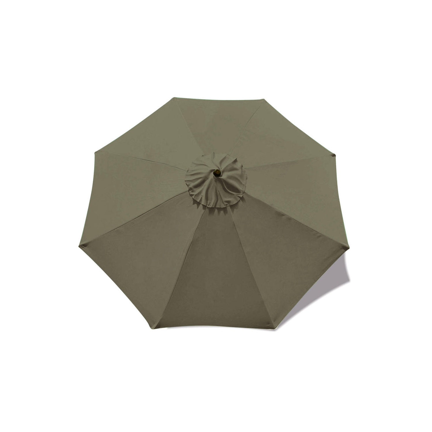 Patio Umbrella Cover Replacement Top Canopy for 9ft 8 Ribs, TAN - LIVINGbasics®