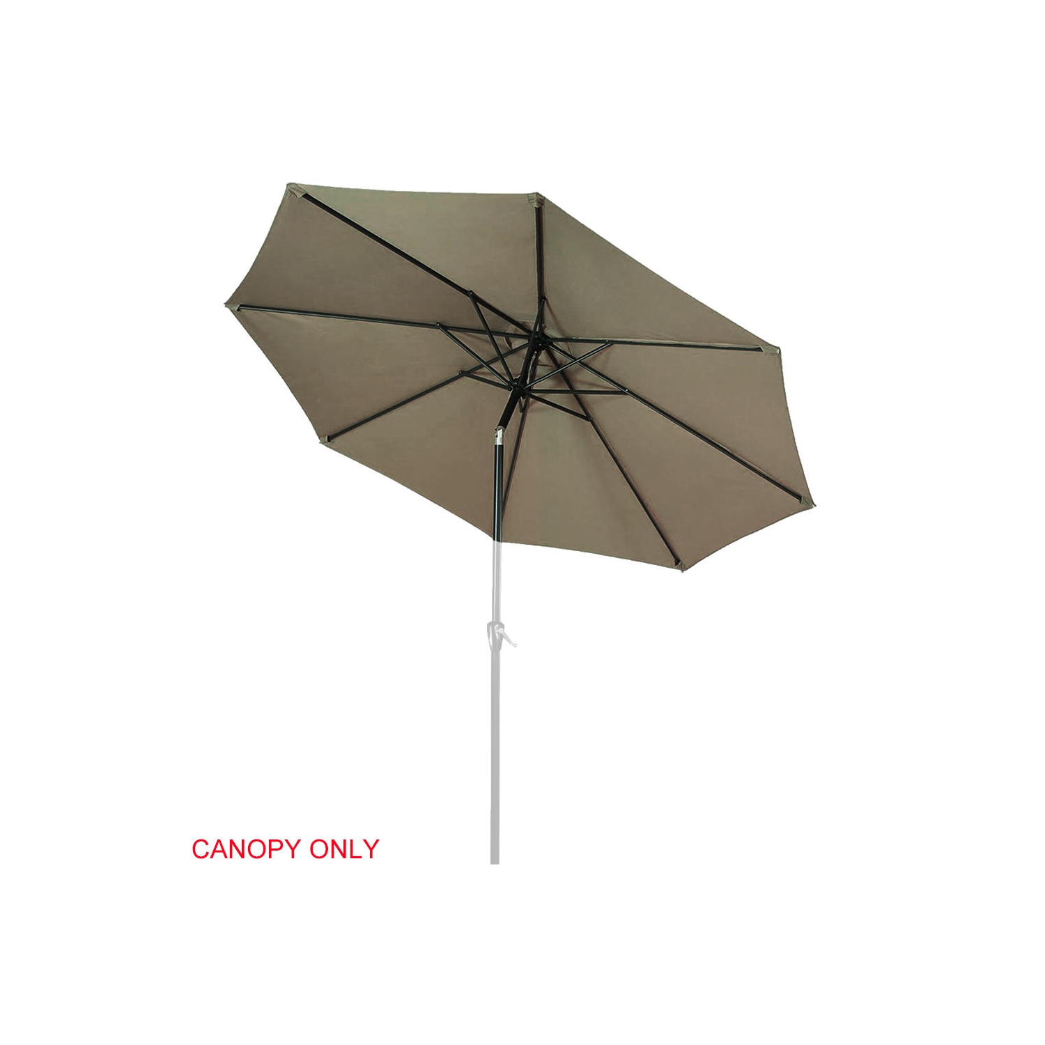 Patio Umbrella Cover Replacement Top Canopy for 9ft 8 Ribs, TAN - LIVINGbasics®