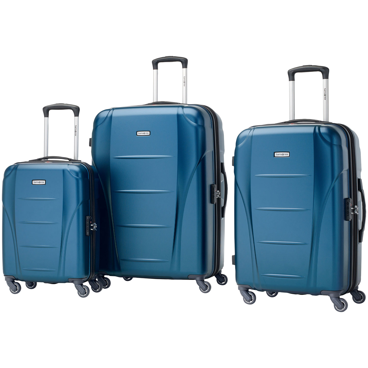 Samsonite Winfield NXT 3-Piece Hard Side Expandable Luggage Set - Blue