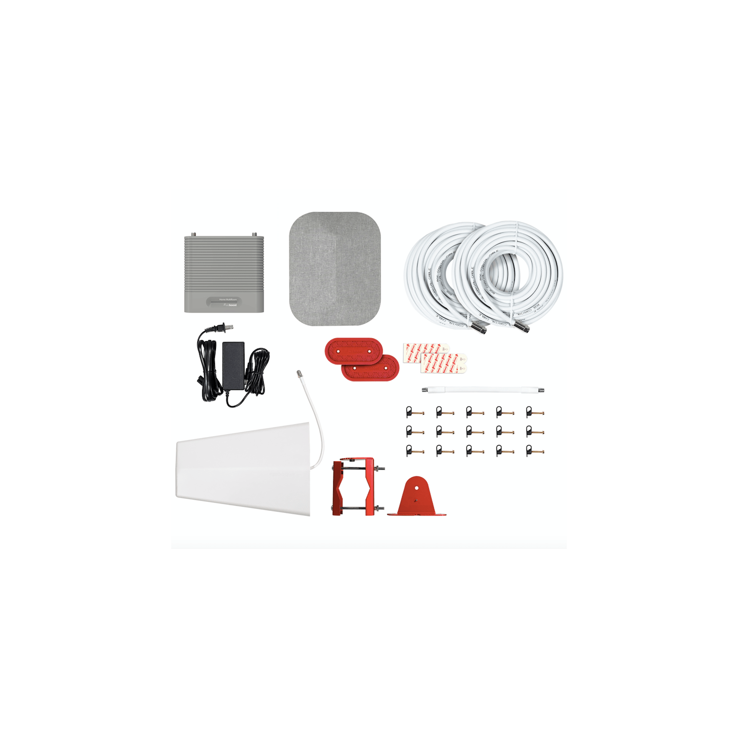 weBoost Home MultiRoom [Up to 5000 Sq ft] In-Home Cell Phone Signal Booster Kit for Home/Office, All Carriers 3G/4G LTE