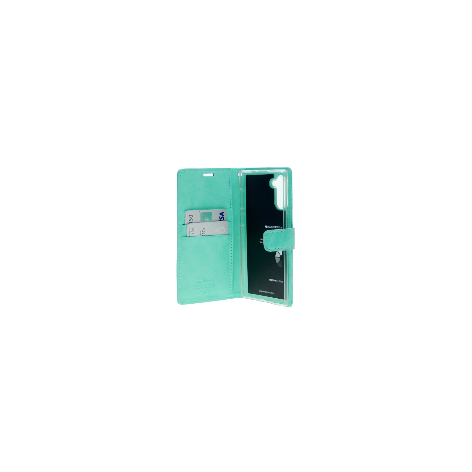 For Samsung Note10 Goospery Bluemoon Diary, Teal