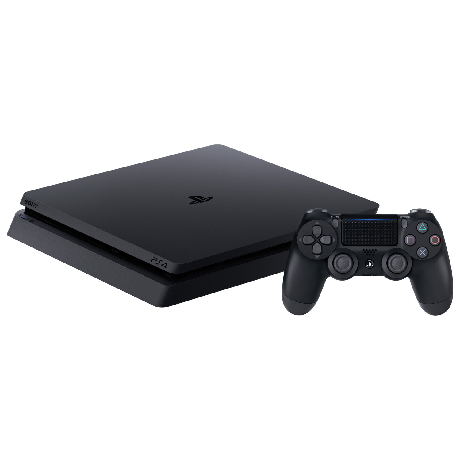 Console de jeux Playstation 4 500 GB HDD, Noire, Reconditionnée
