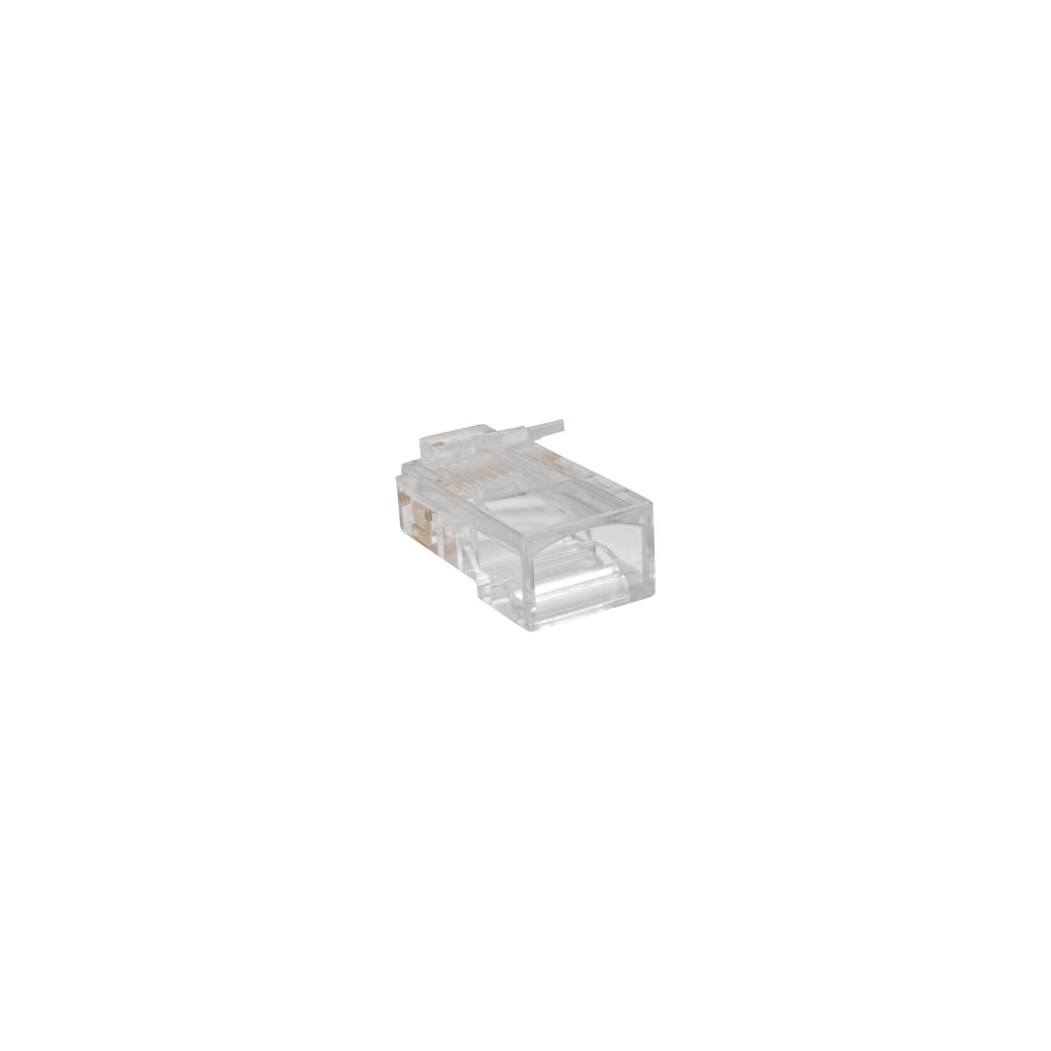 Tripp Lite Cat5e RJ45 Modular Connector for Round Stranded UTP Conductor 4-Pair, 100-Pack -