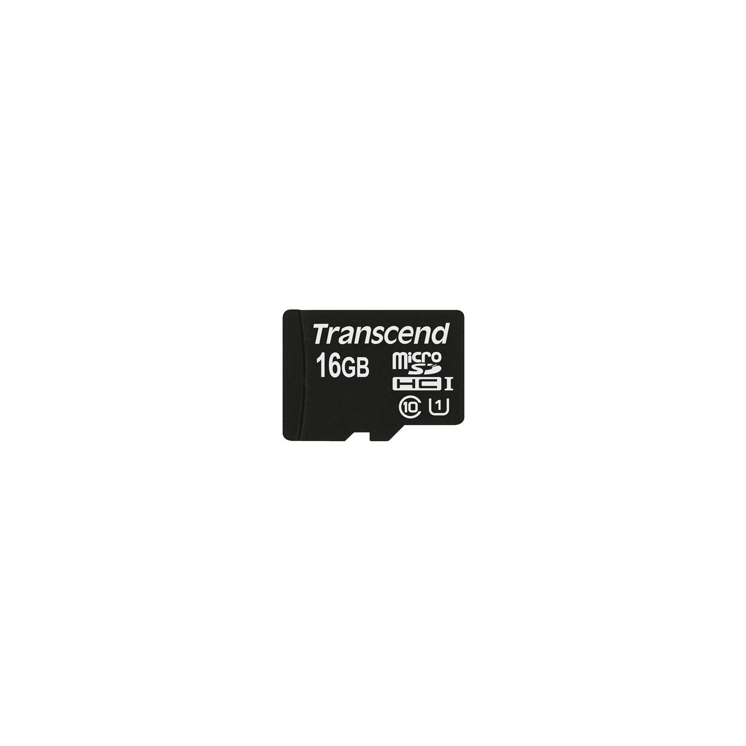 TRANSCEND INFORMATION 16GB MICROSDHC CLASS10 U1