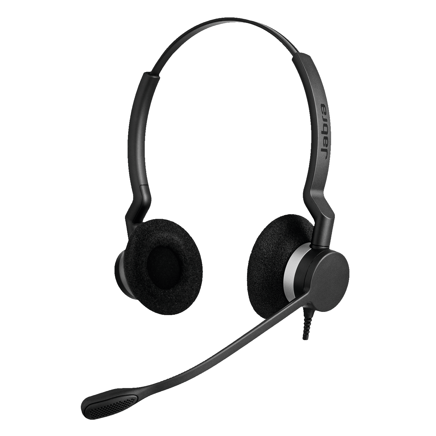 Jabra BIZ 2300 QD Duo On-Ear Noise Cancelling Headset with Mic - Black -