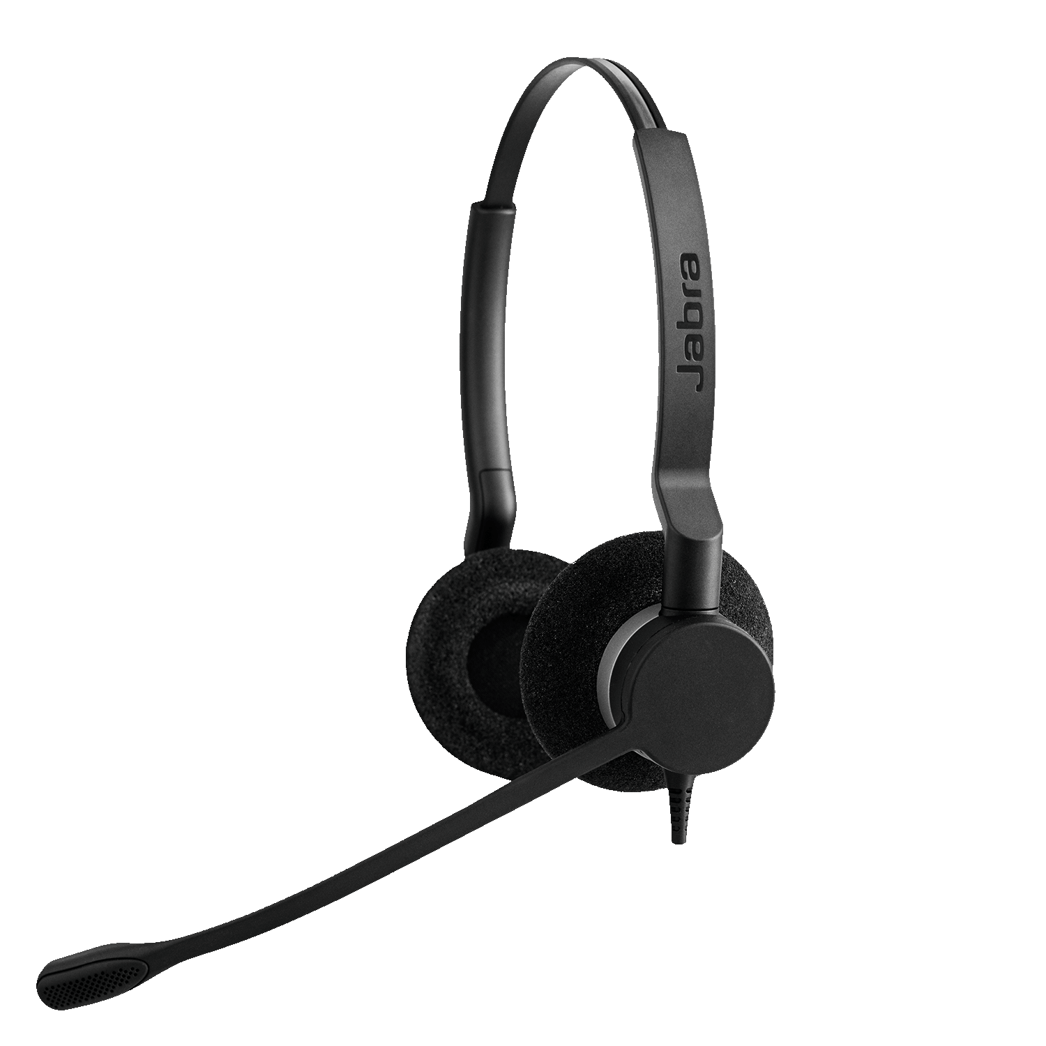 Jabra BIZ 2300 QD Duo On-Ear Noise Cancelling Headset with Mic - Black -