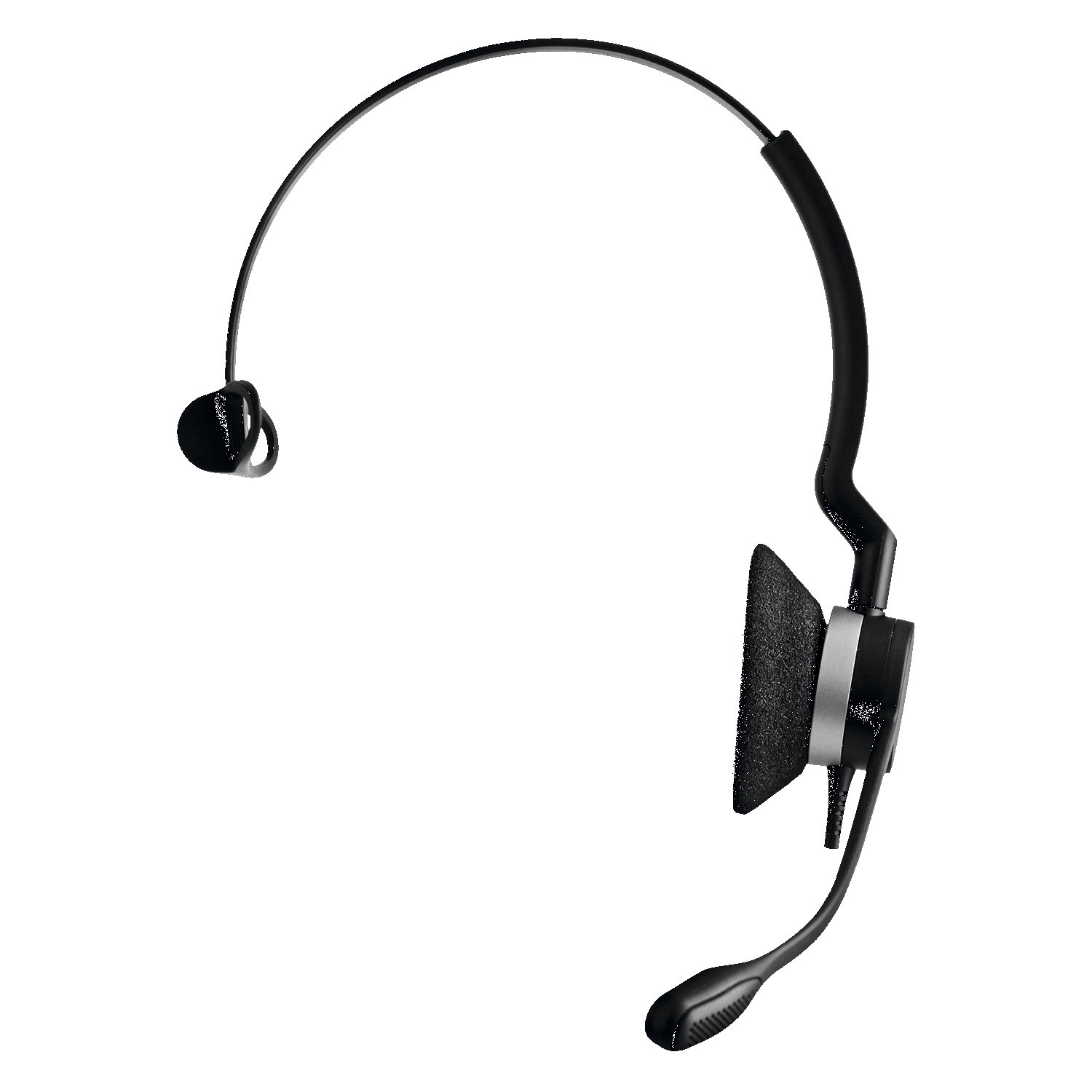 Jabra BIZ 2300 QD Mono On-Ear Noise Cancelling Headset with Mic - Black -