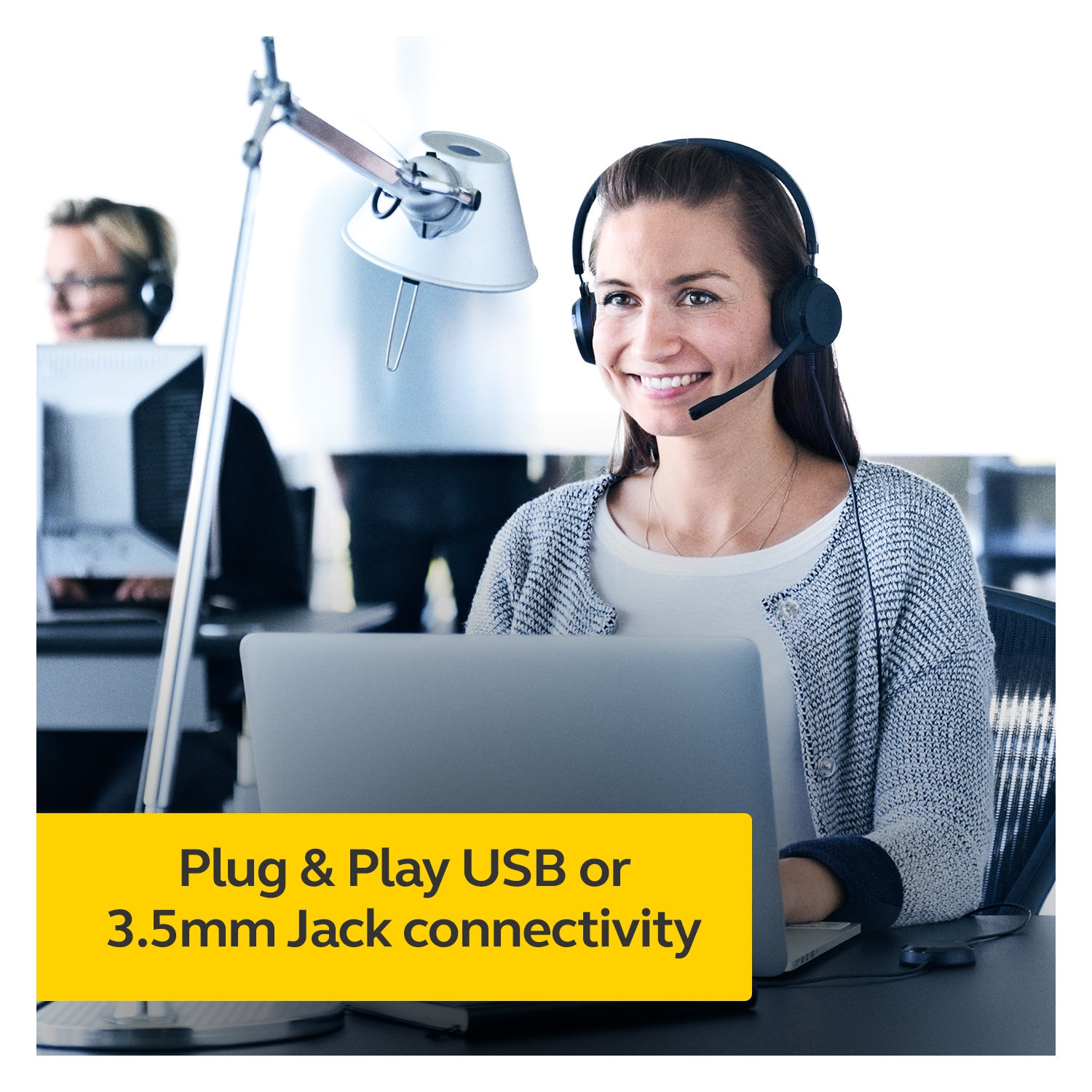 Jabra Evolve 30 II UC On-Ear Noise Cancelling Headset with Mic - Black -