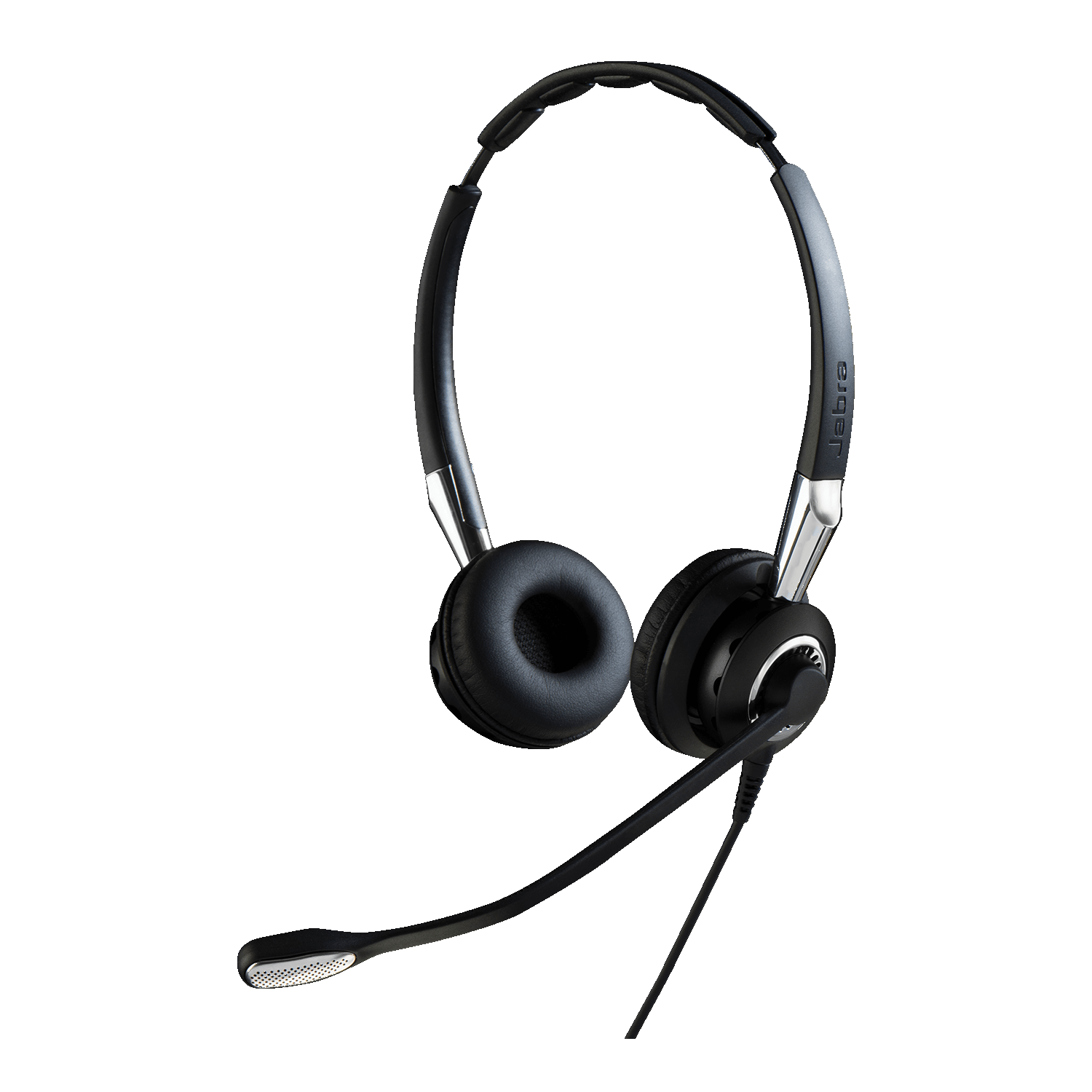 Jabra BIZ 2400 II QD Noise Canceling Headset - Stereo - Quick Disconnect with Mic - Black -