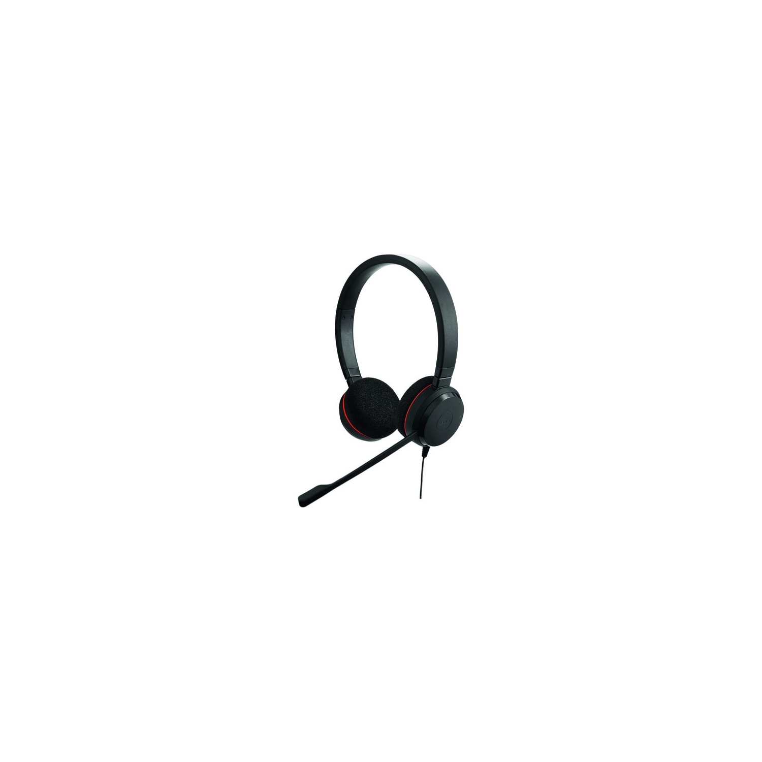 Jabra Evolve 20 Stereo USB Wired Headset with Nosie Cancelling Microphone - Black - (4999-829-209)