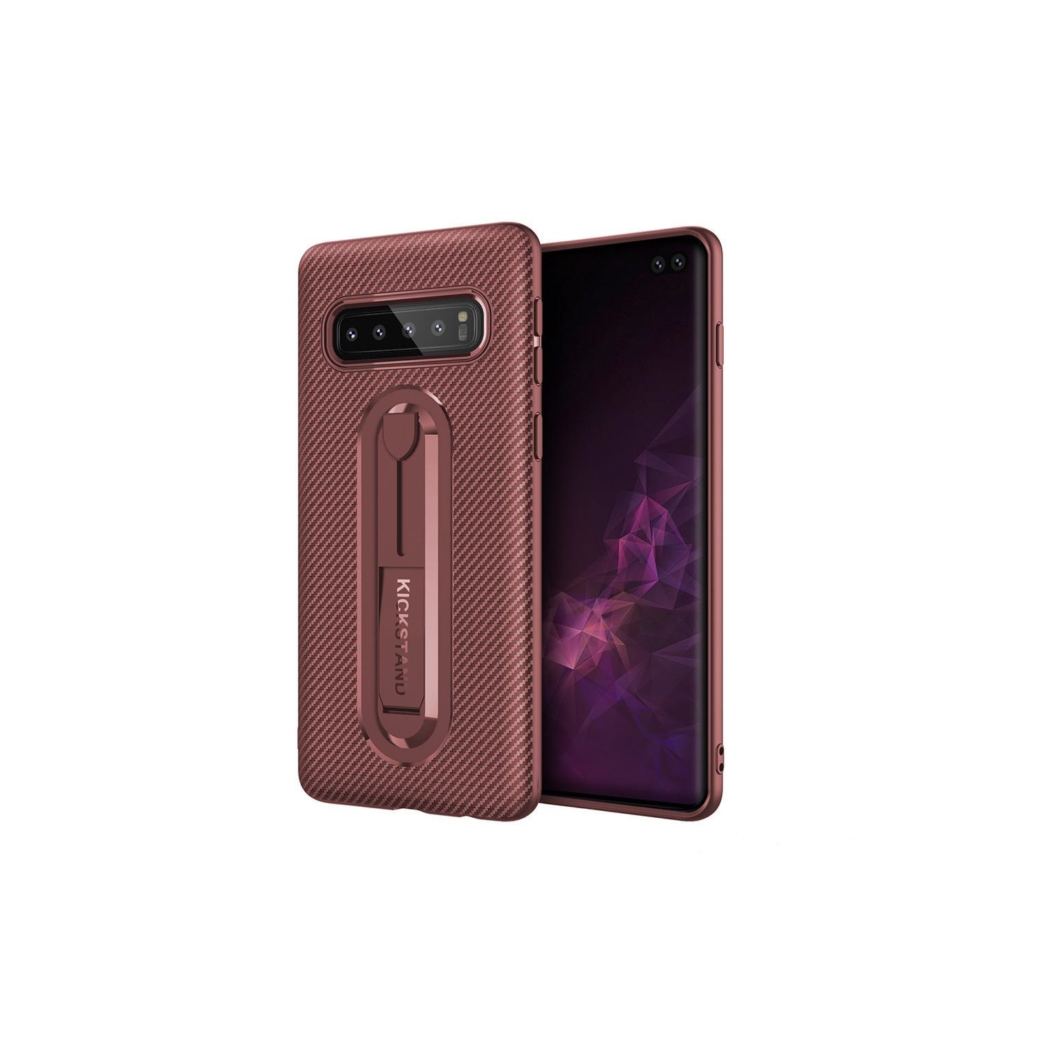 Rugged Armor Case Anti Shock Carbon Fiber Stand Case for Samsung Galaxy NOTE 9