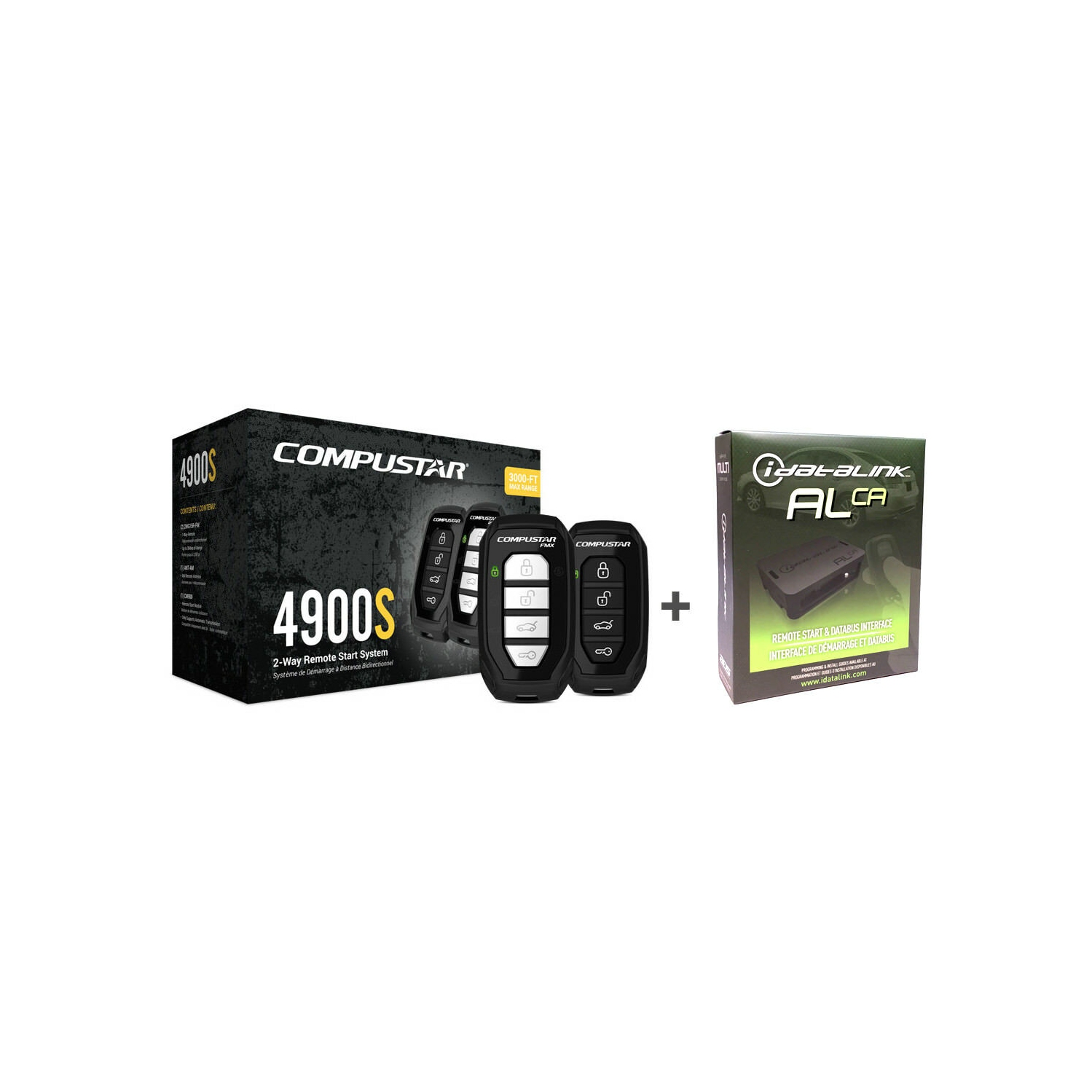 Compustar 2-Way Remote Car Starter (CS4900-S) - Complete Starter Package
